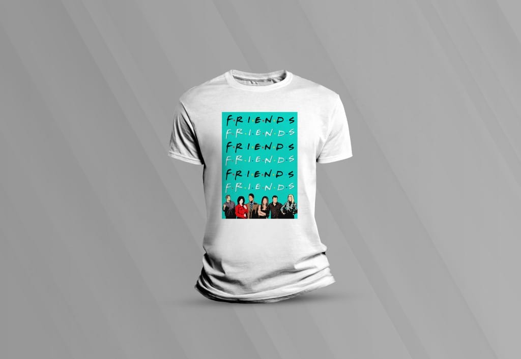 ARTE FRIENDS ESTAMPA PARA CAMISETA-5981