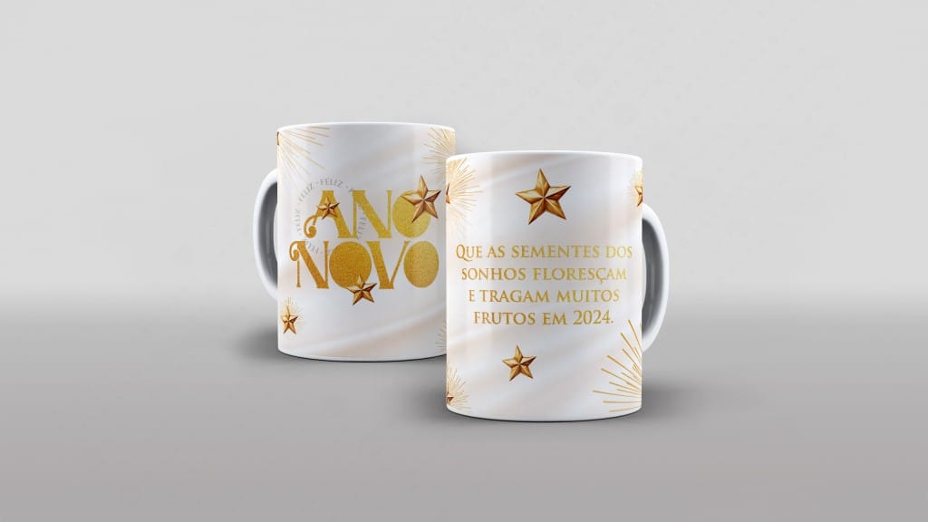 ARTE FELIZ ANO NOVO COM FRASE PARA CANECA-6022