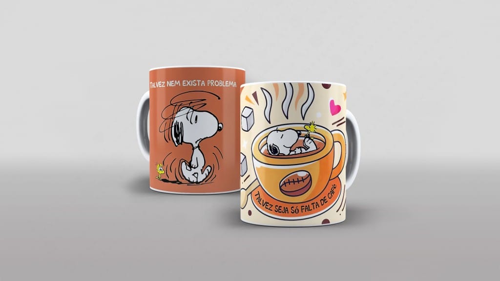 Arte talvez nem exista problema talvez seja so falta de cafe para caneca clube das estampas-6071