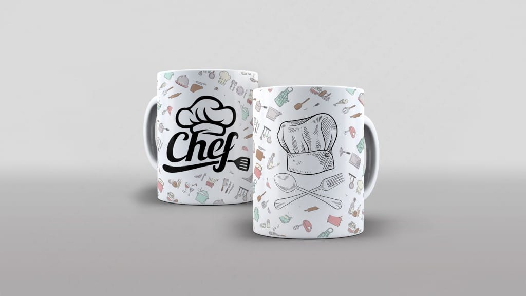 Arte Chef de cozinha para caneca-6107