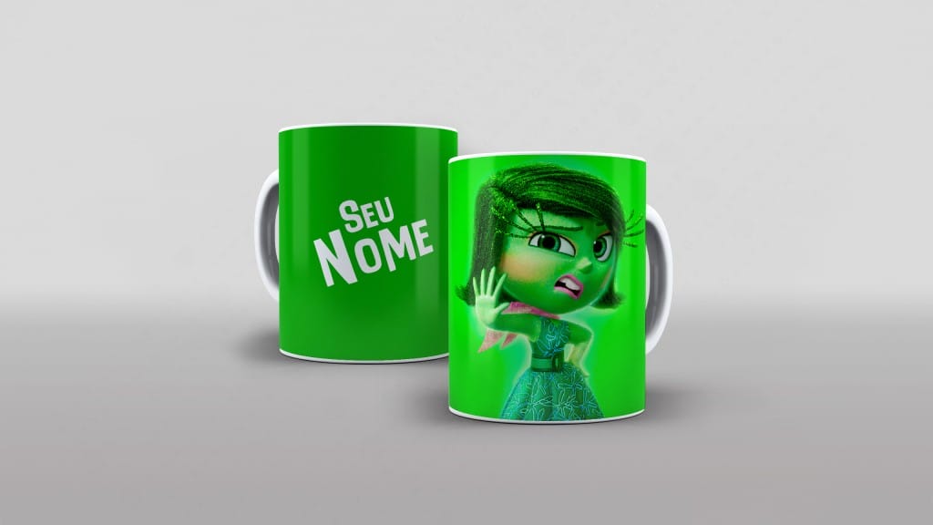 Arte divertidamente 2 nojinho com nome para caneca-6120
