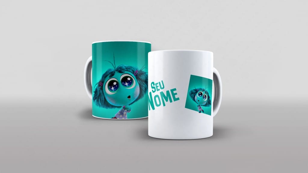Arte divertidamente 2 dois inveja com nome para caneca-6139