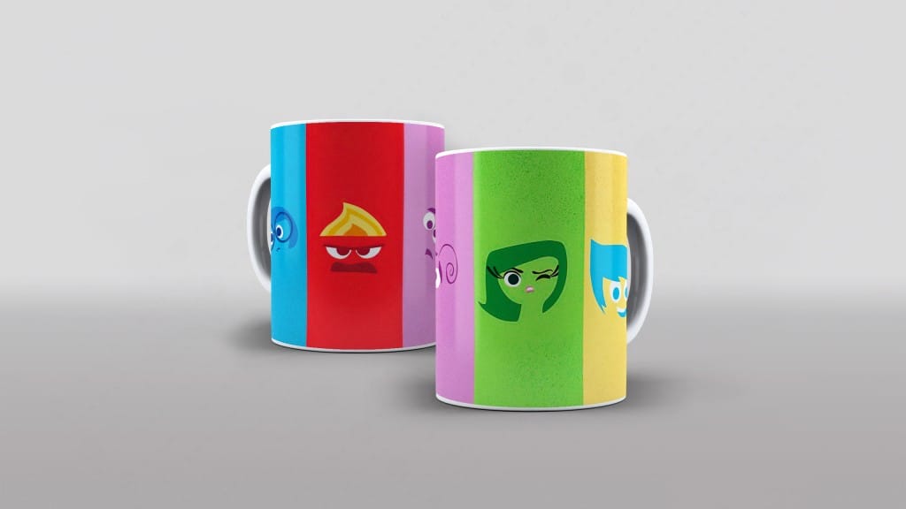 Arte pra caneca divertidamente 2 personagens inside out 2024-6153
