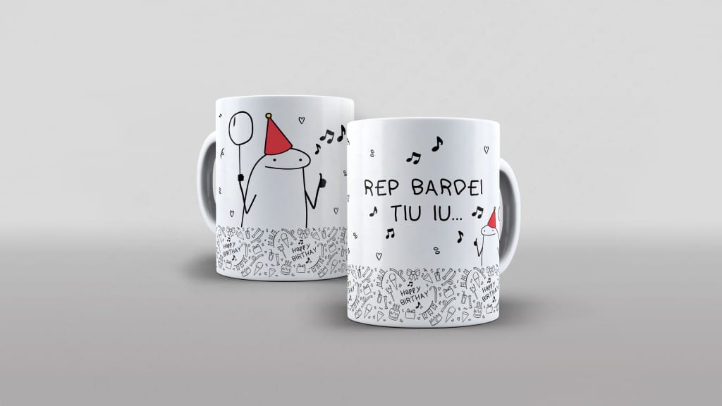 Arte rep bardei riu iu flork happy birthay aniversario para caneca-6171