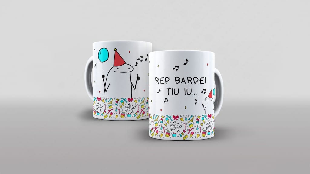 Arte rep bardei riu iu flork happy birthay colorida aniversario para caneca-6172