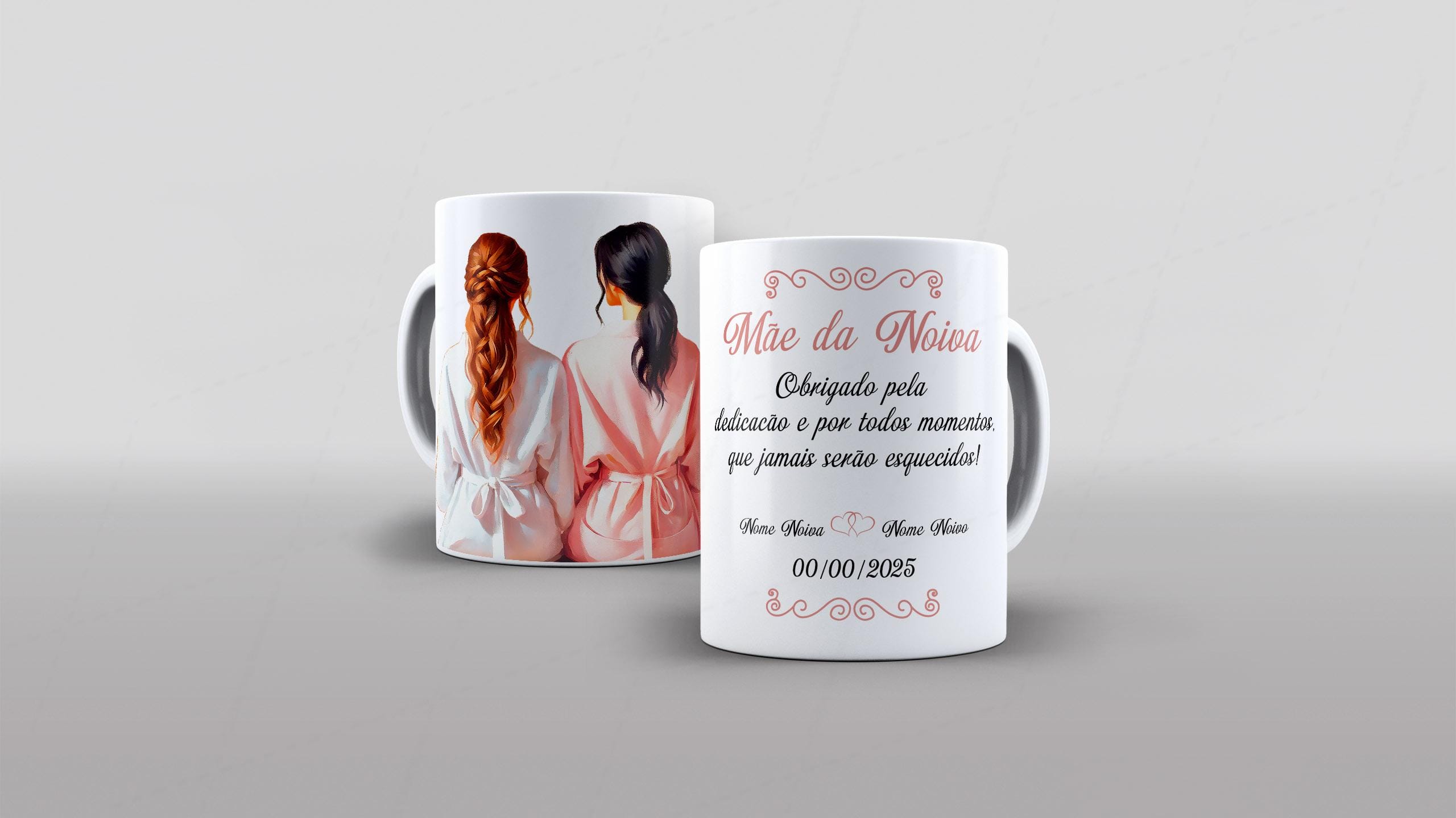 Arte mae da noiva obrigado pela dedicaçao e por todos momentos jamais serao esquecidos pra caneca-62