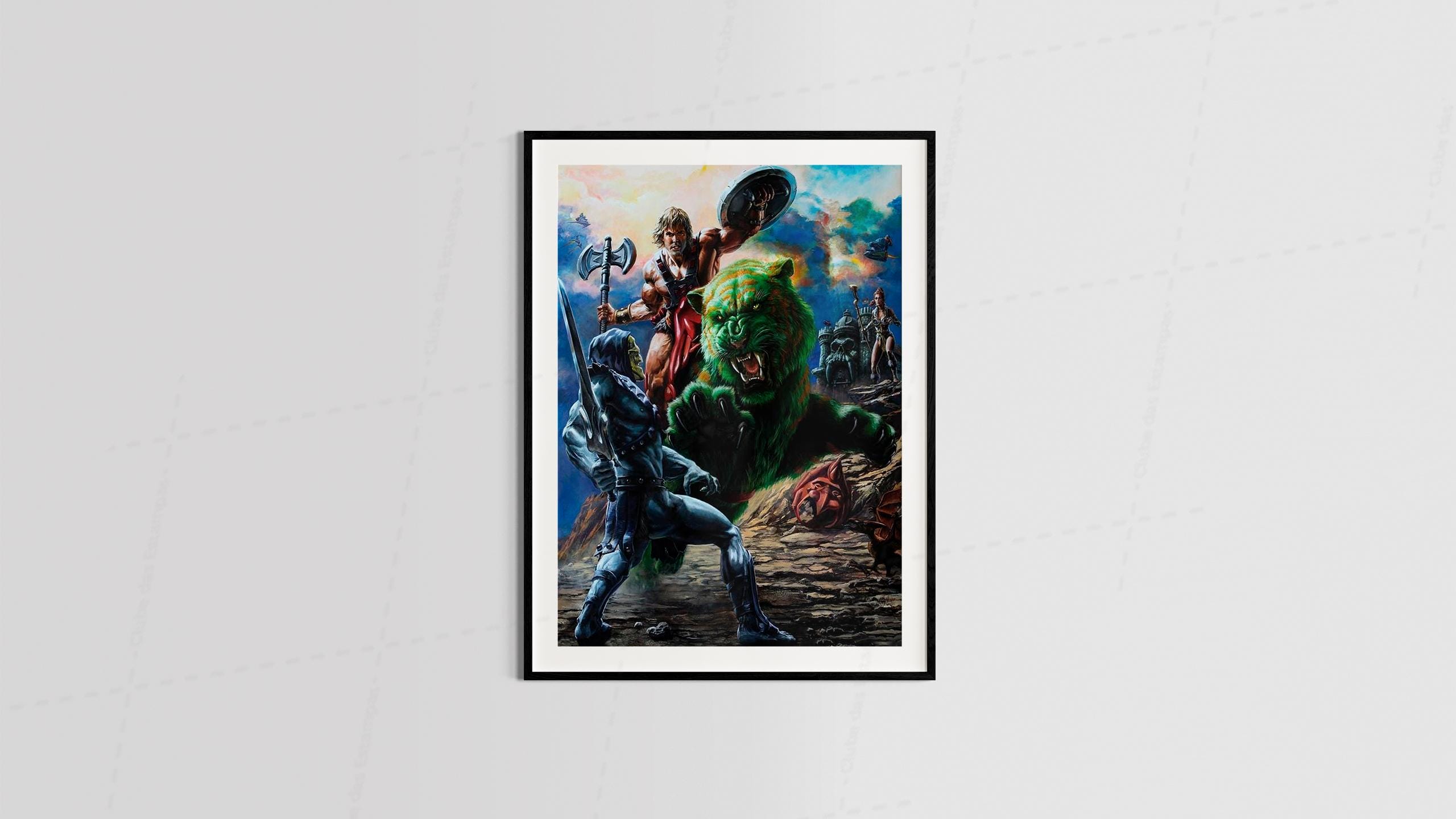 Arte estilo desenho animado geek maneira - para quadros e placas decorativos (7-6299