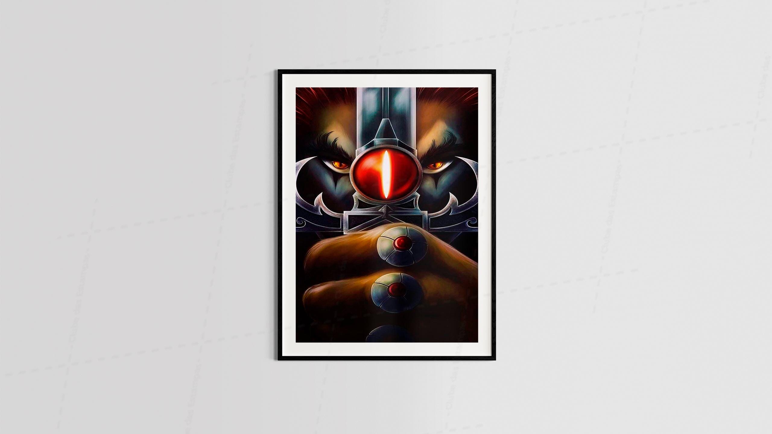 Arte estilo desenho animado geek maneira - para quadros e placas decorativos (20-6304