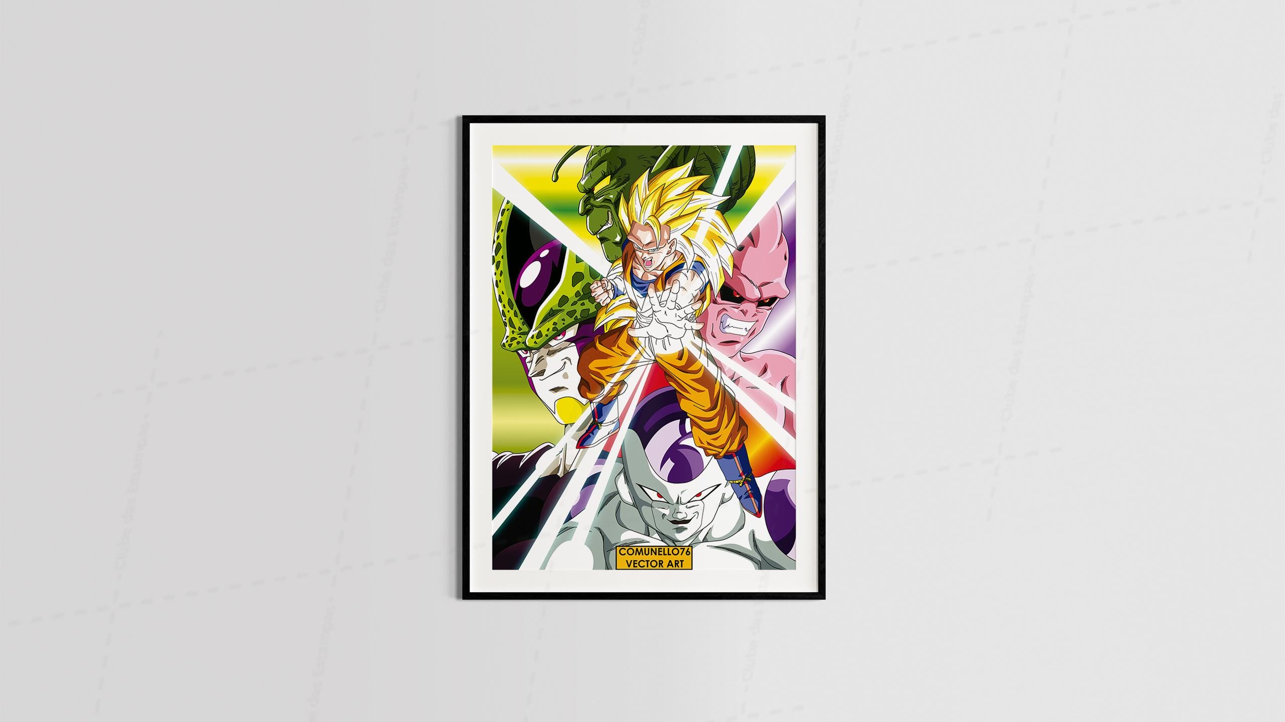 Arte Dragon Ball series animes filmes desenho animado para quadro e placas 11-6368