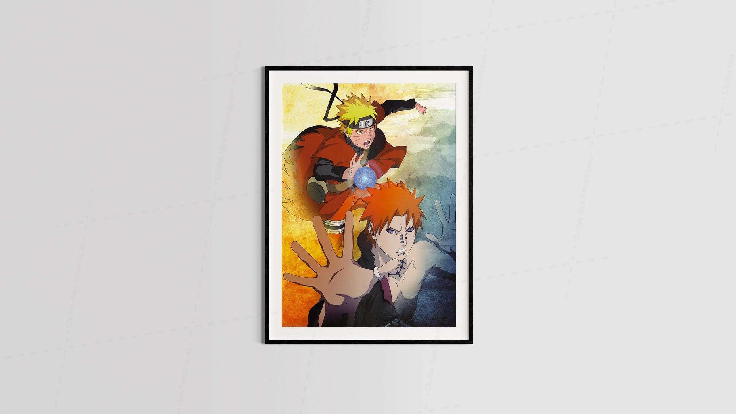 Arte naruto 6 series animes filmes desenho animado para quadros e placas-6390