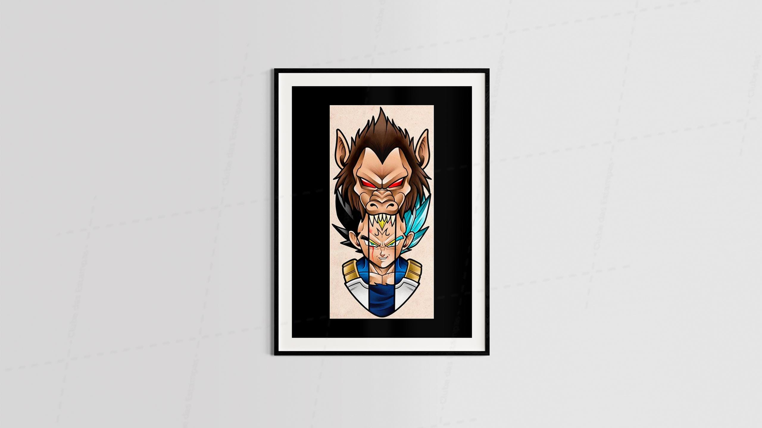Arte serie dragon ball animes filmes desenho animado para quadros e placas-6406