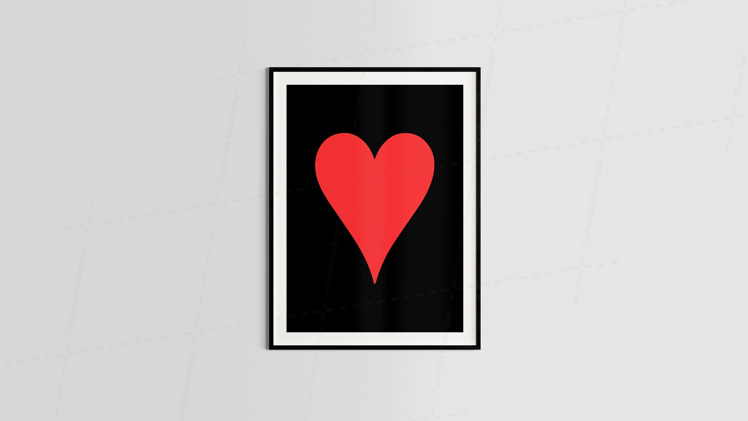 Arte carta coraçao copas tema alternativo diversos  para quadros e placas-6414