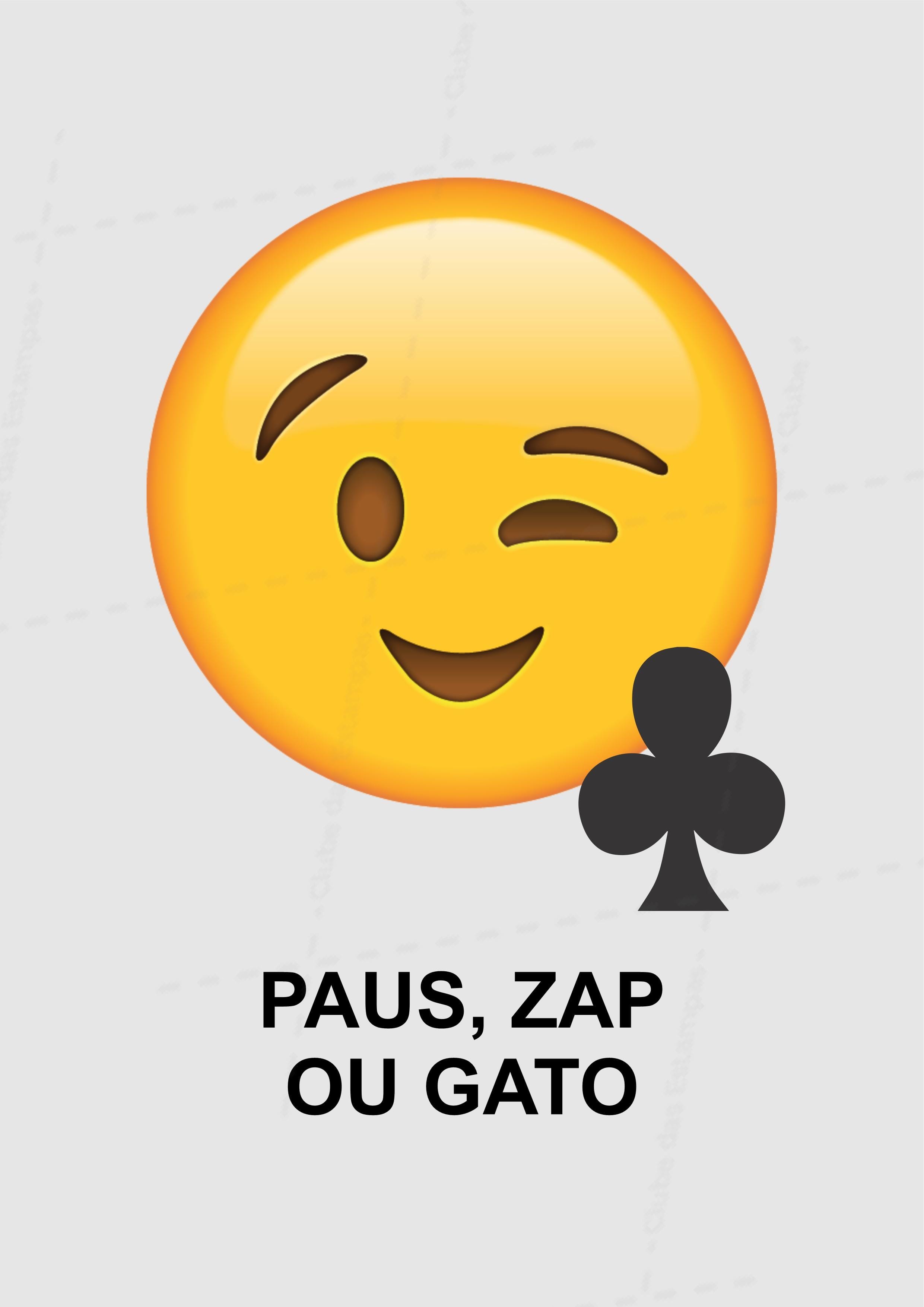 Arte carta paus zap ou gato tema alternativo diversos  para quadros e placas-6419