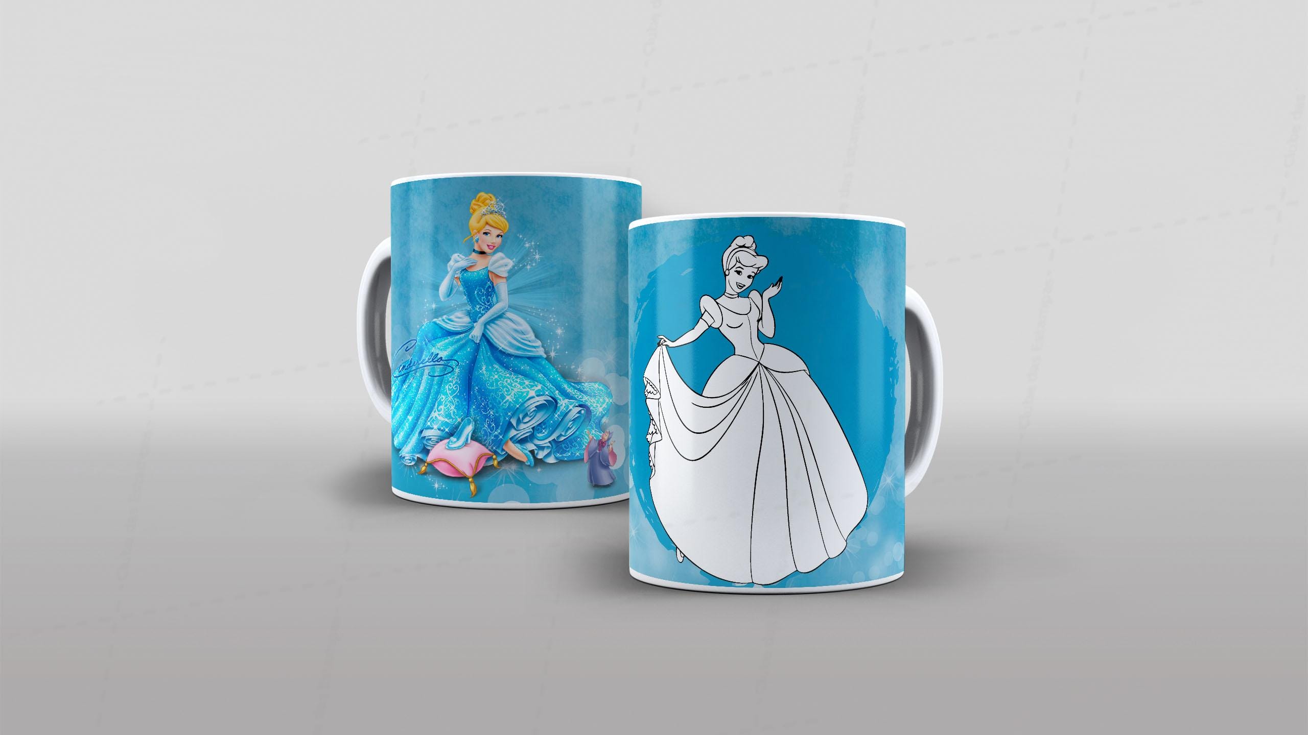 Arte Cinderela - CANECA POLÍMERO-6483