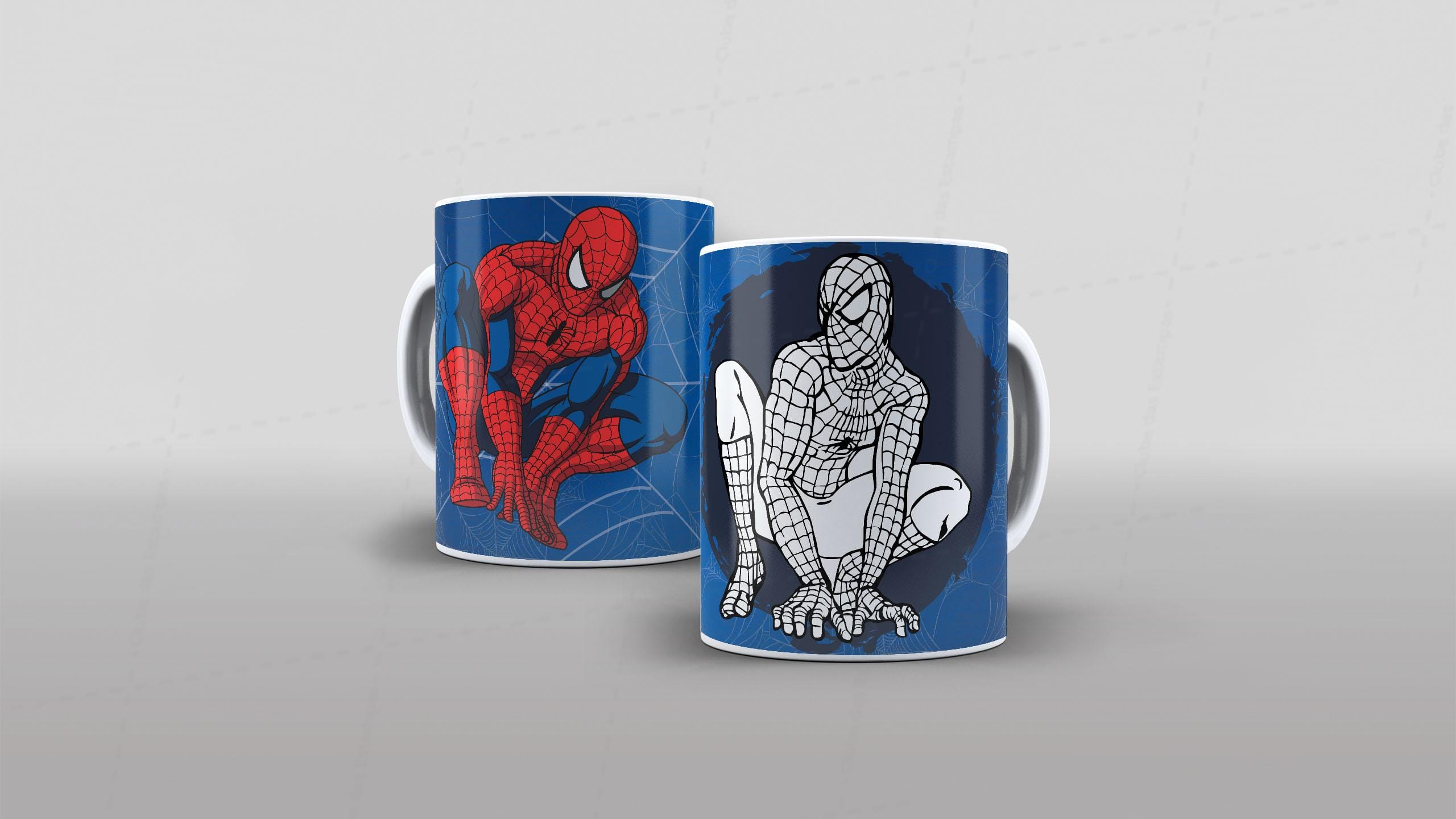 Arte Homem Aranha - CANECA POLÍMERO-6491
