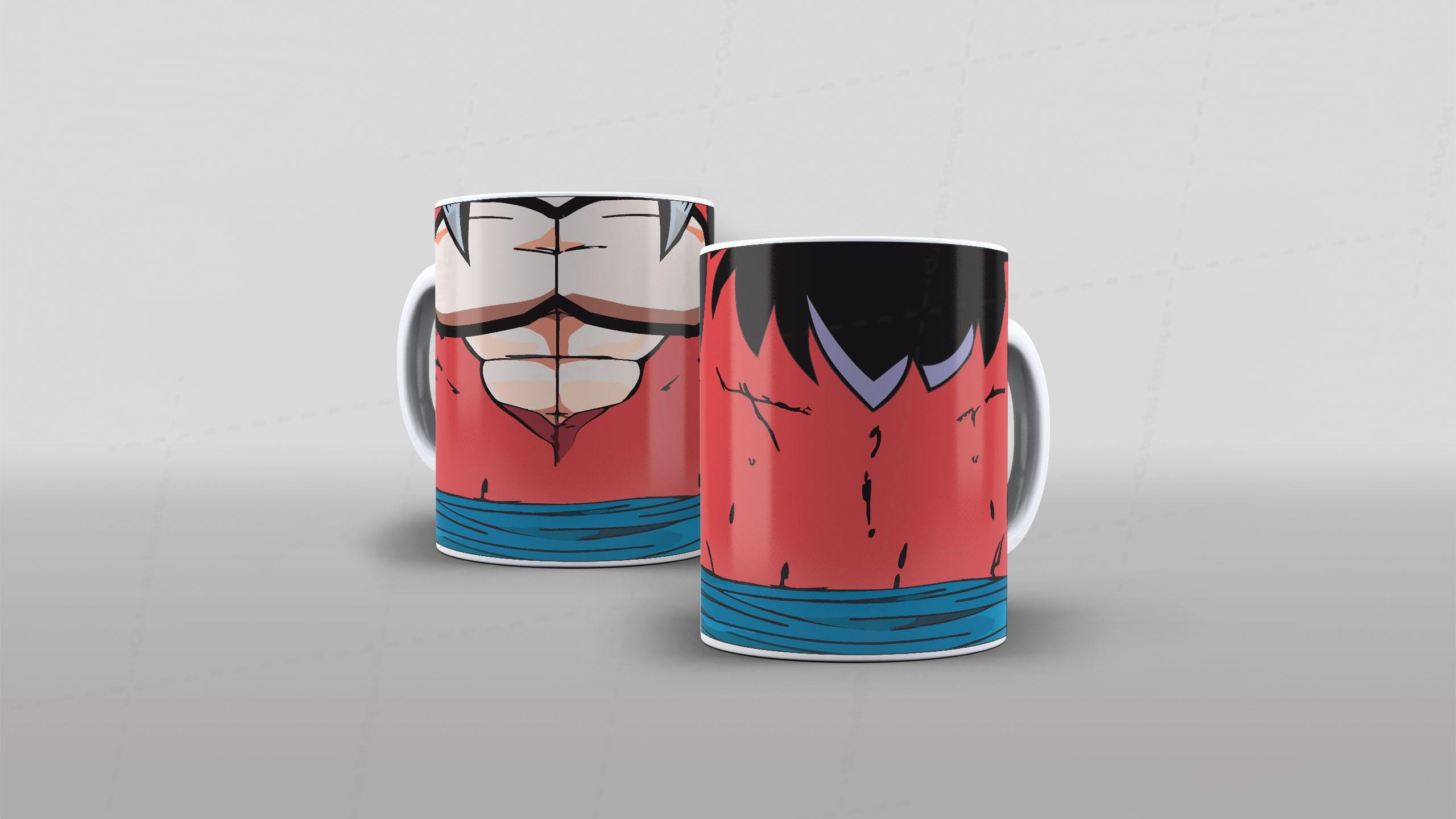 Arte caneca camiseta corpo roupa dragon ball anime  (2-6504