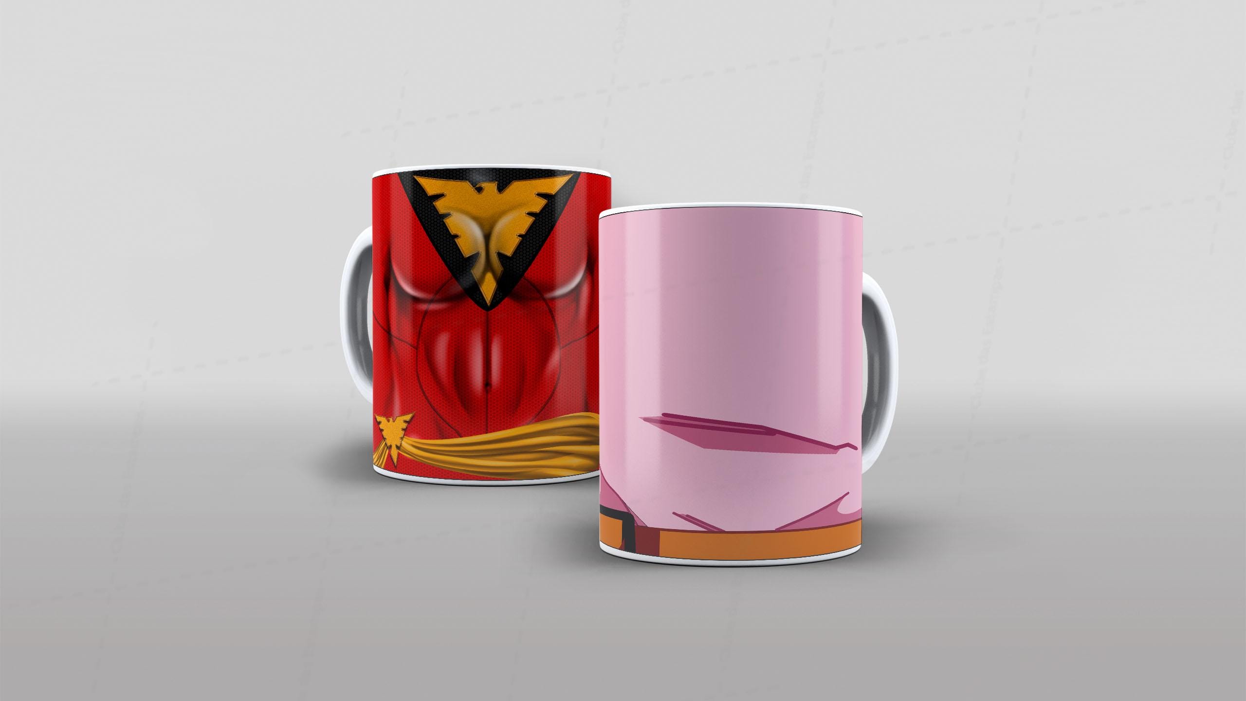 Arte caneca camiseta corpo roupa herois DC (3-6525