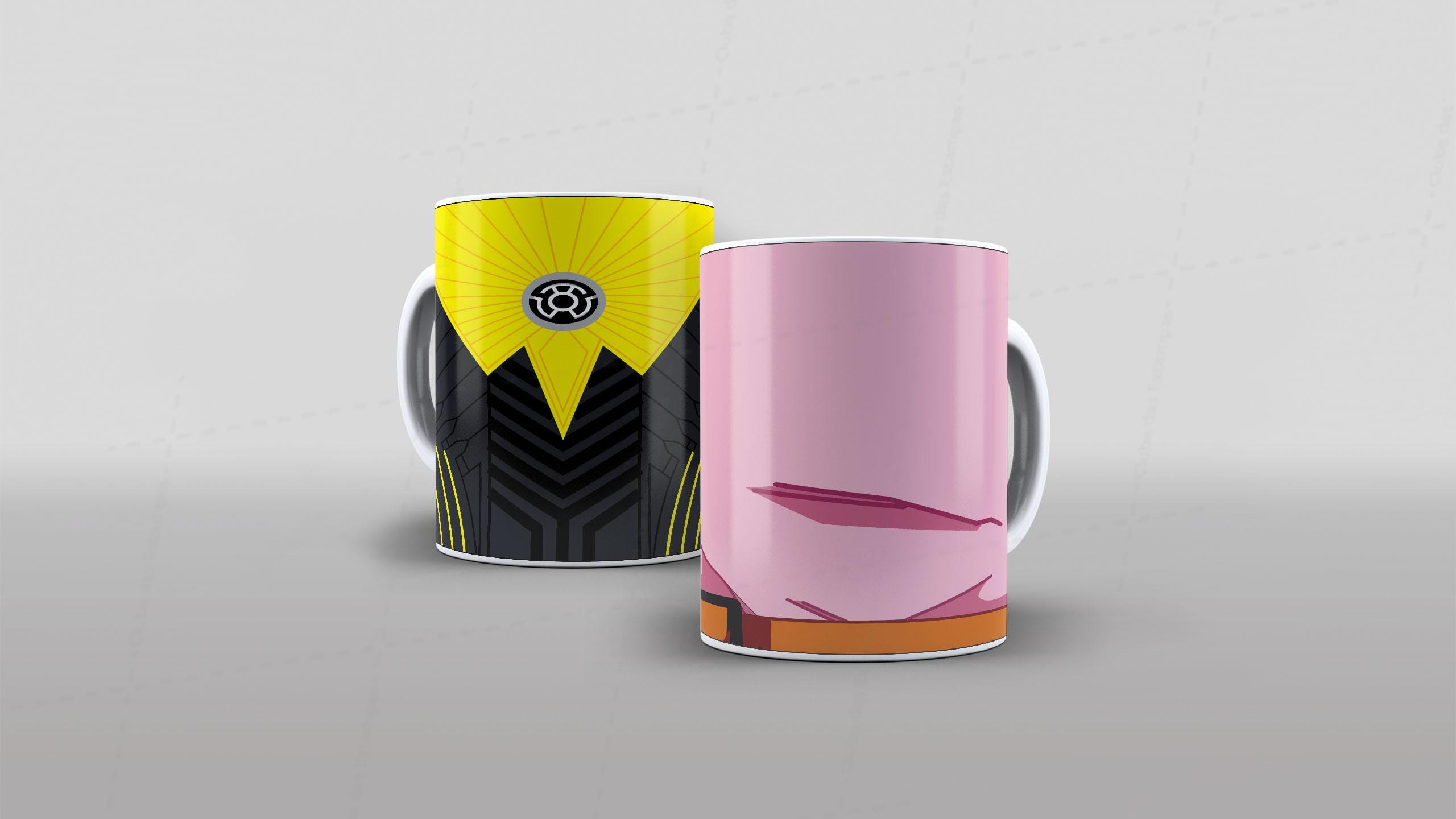 Arte caneca camiseta corpo roupa herois DC (4-6526