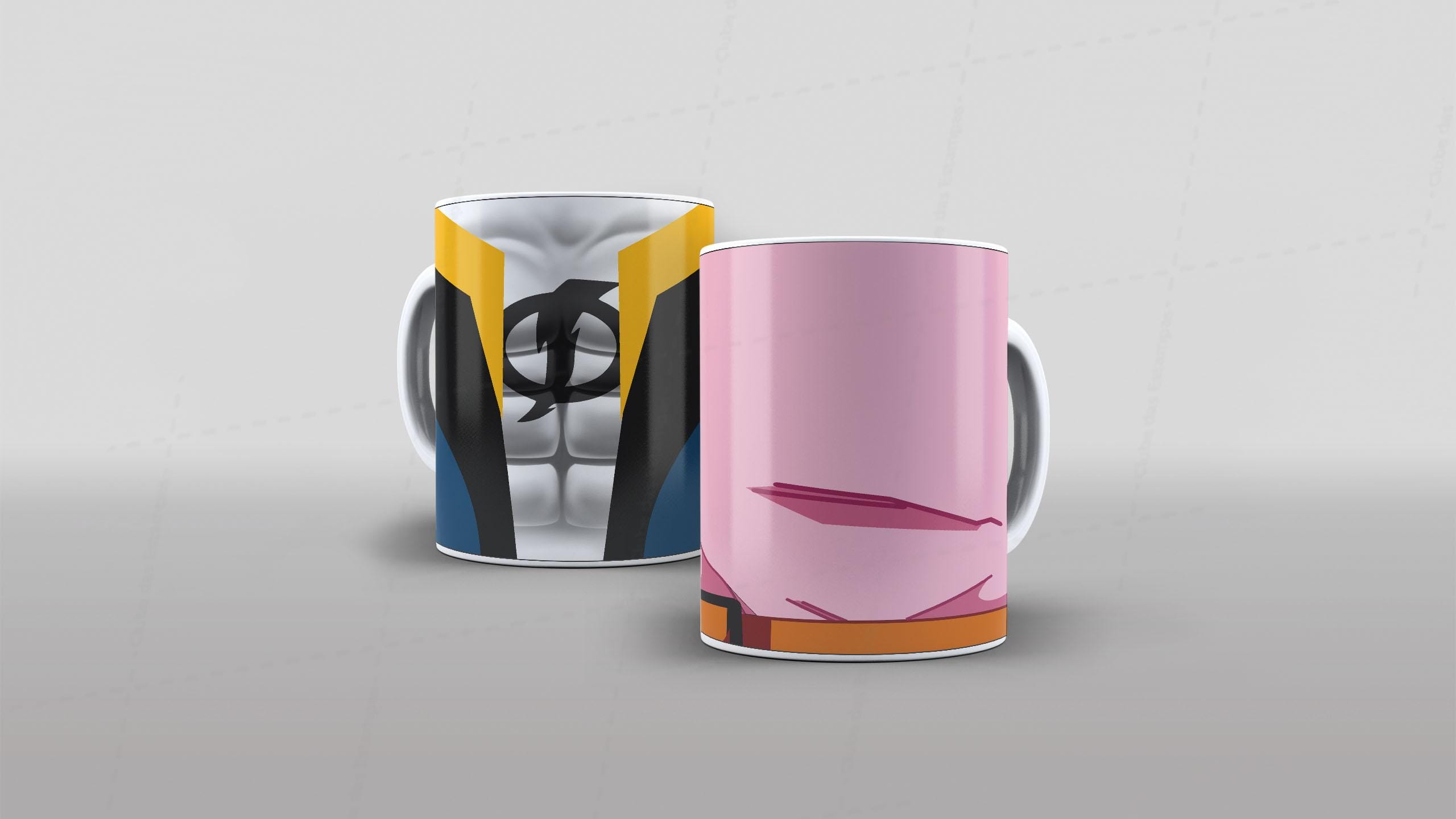 Arte caneca camiseta corpo roupa herois DC (6-6528