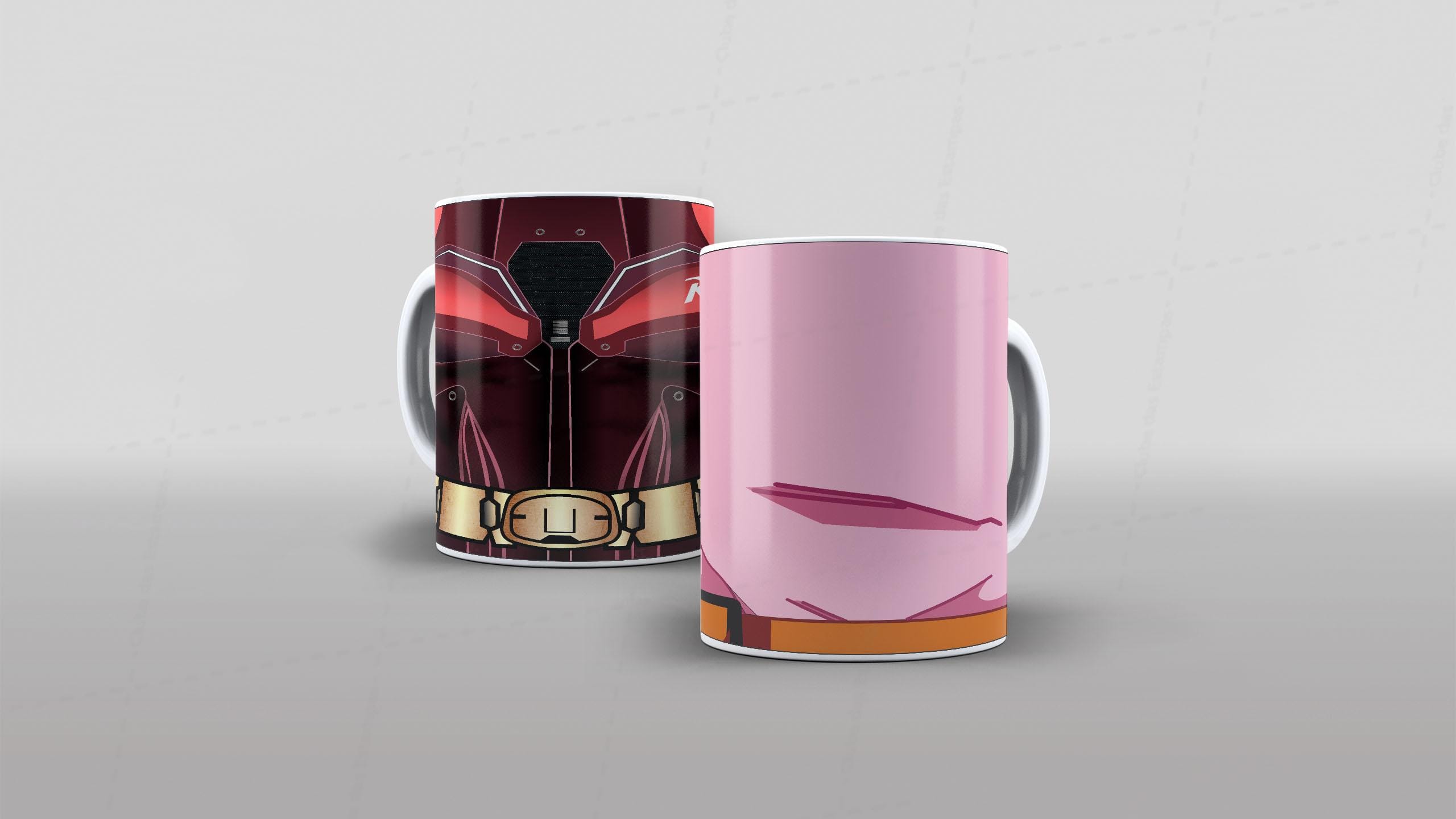 Arte caneca camiseta corpo roupa herois DC (7-6529