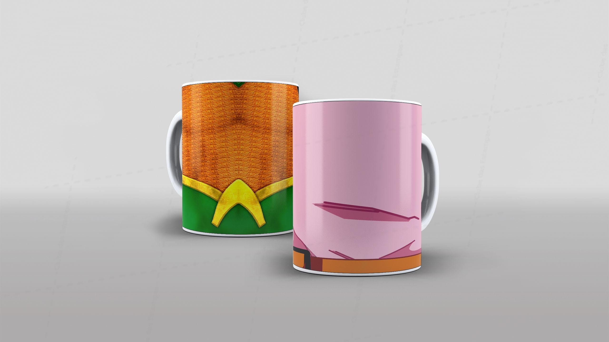 Arte caneca camiseta corpo roupa herois DC (8-6530