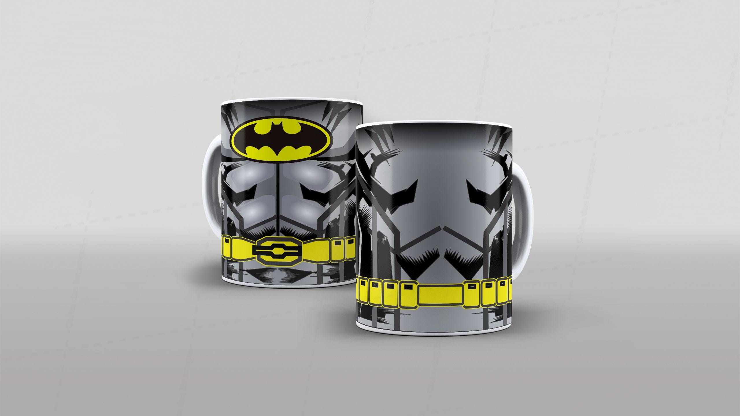 Arte caneca camiseta corpo roupa herois DC batman (3-6535