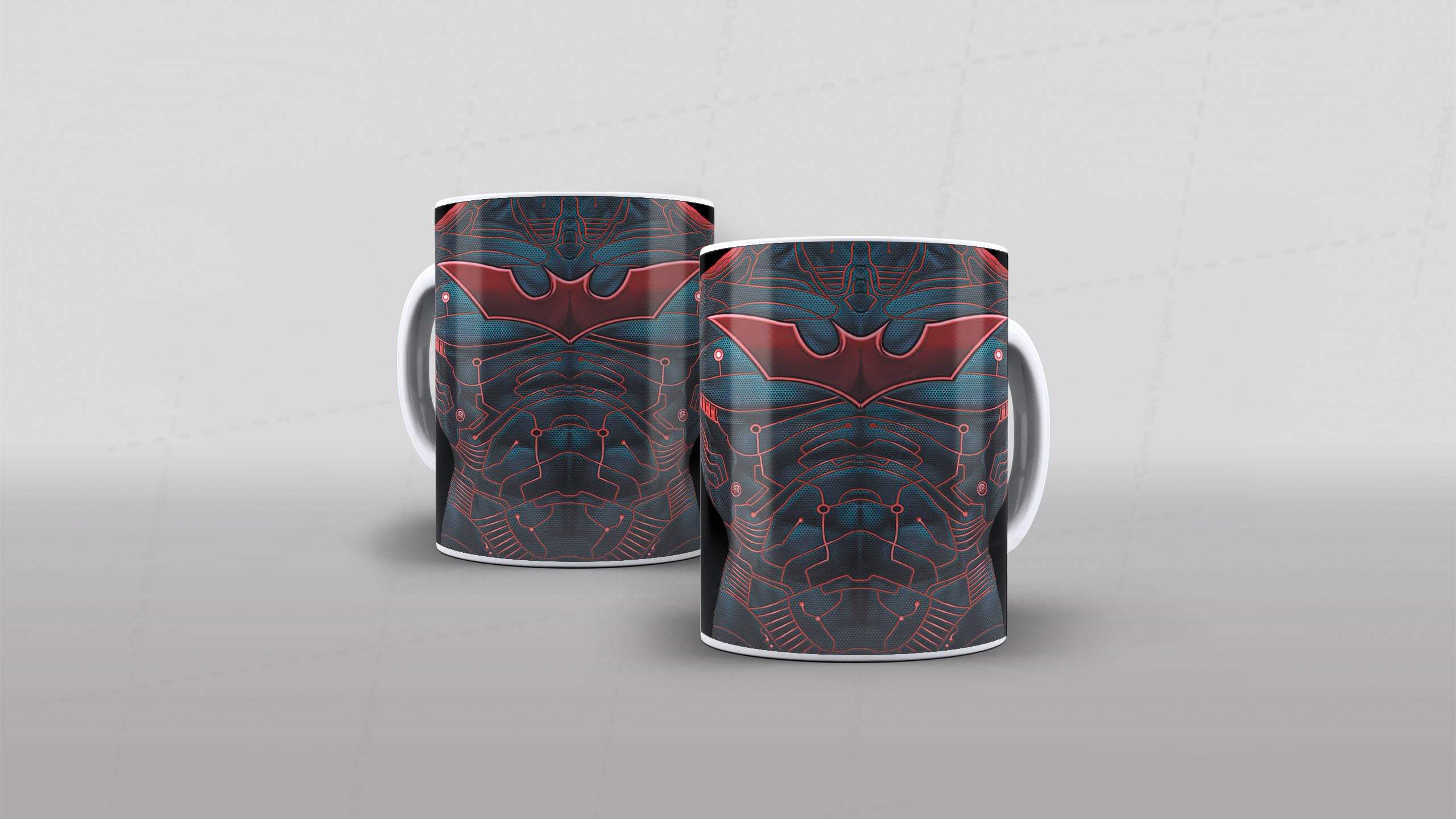 Arte caneca camiseta corpo roupa herois DC BAtman (7-6539