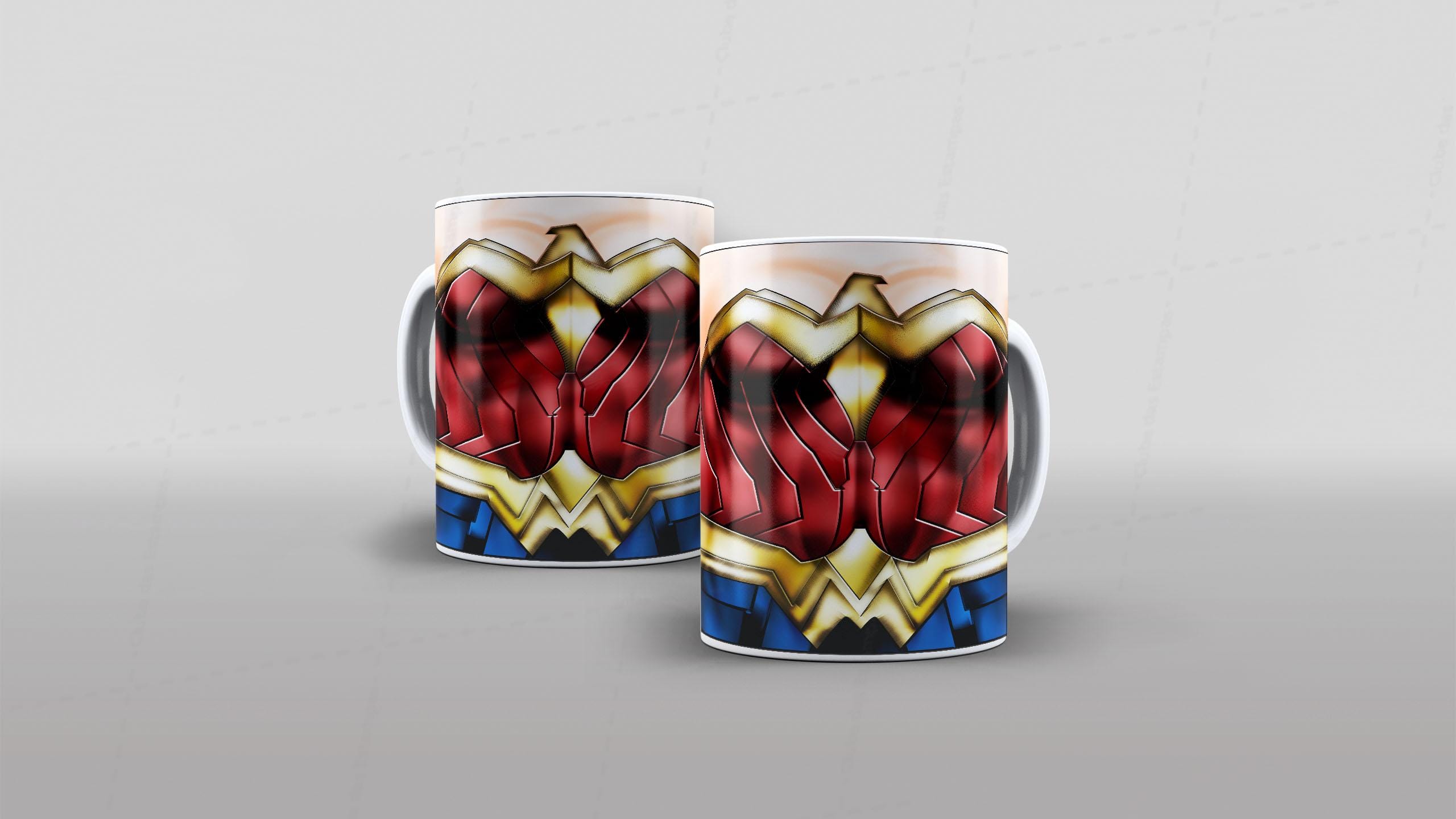 Arte caneca camiseta corpo roupa herois DC mulher maravilha-6561