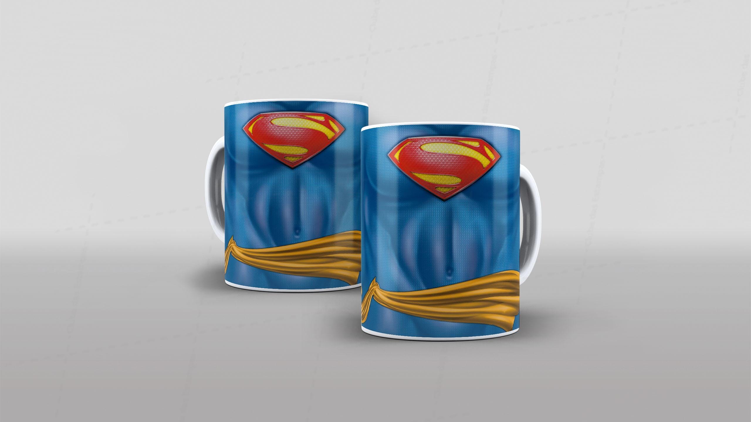 Arte caneca camiseta corpo roupa herois DC super man-6569