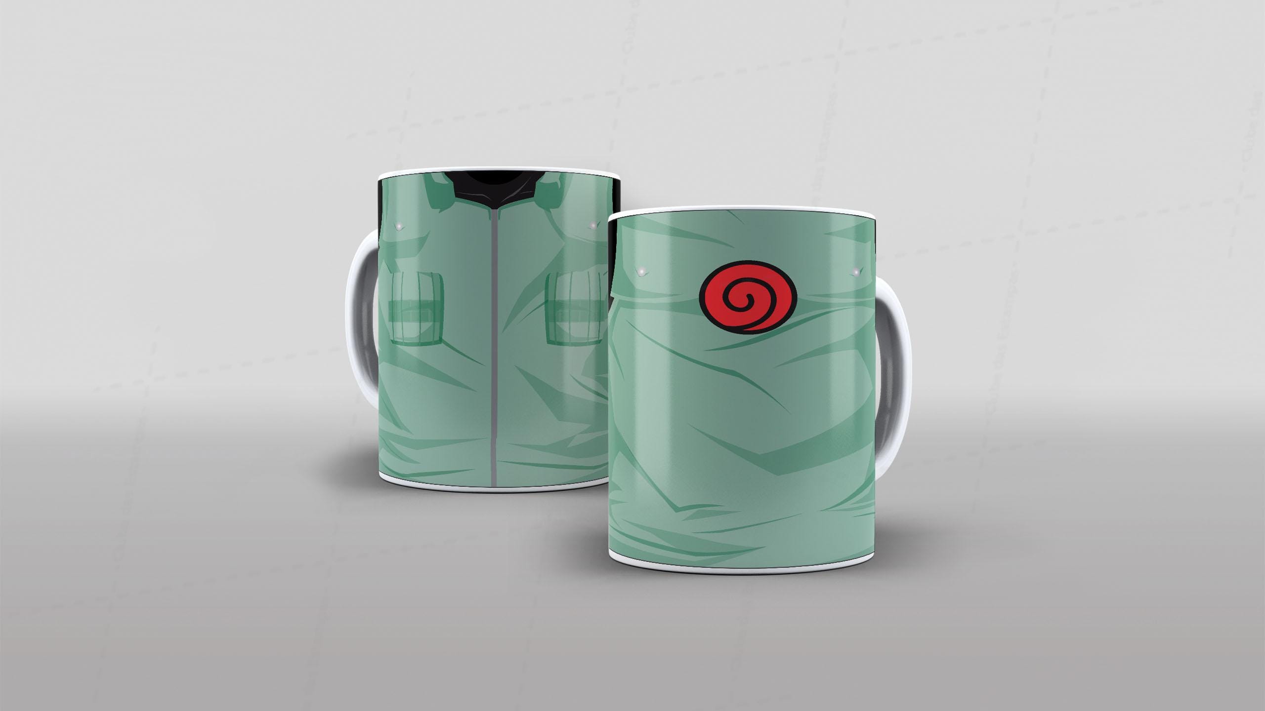 Arte caneca camiseta corpo roupa naruto anime (12-6592