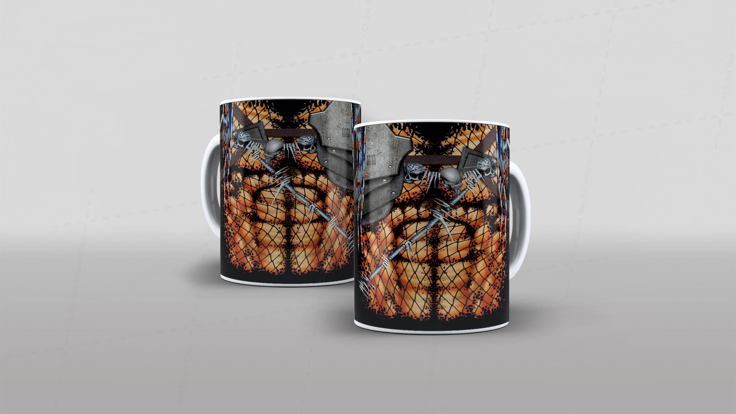 Arte caneca camiseta roupa corpo  PREDADOR-6624
