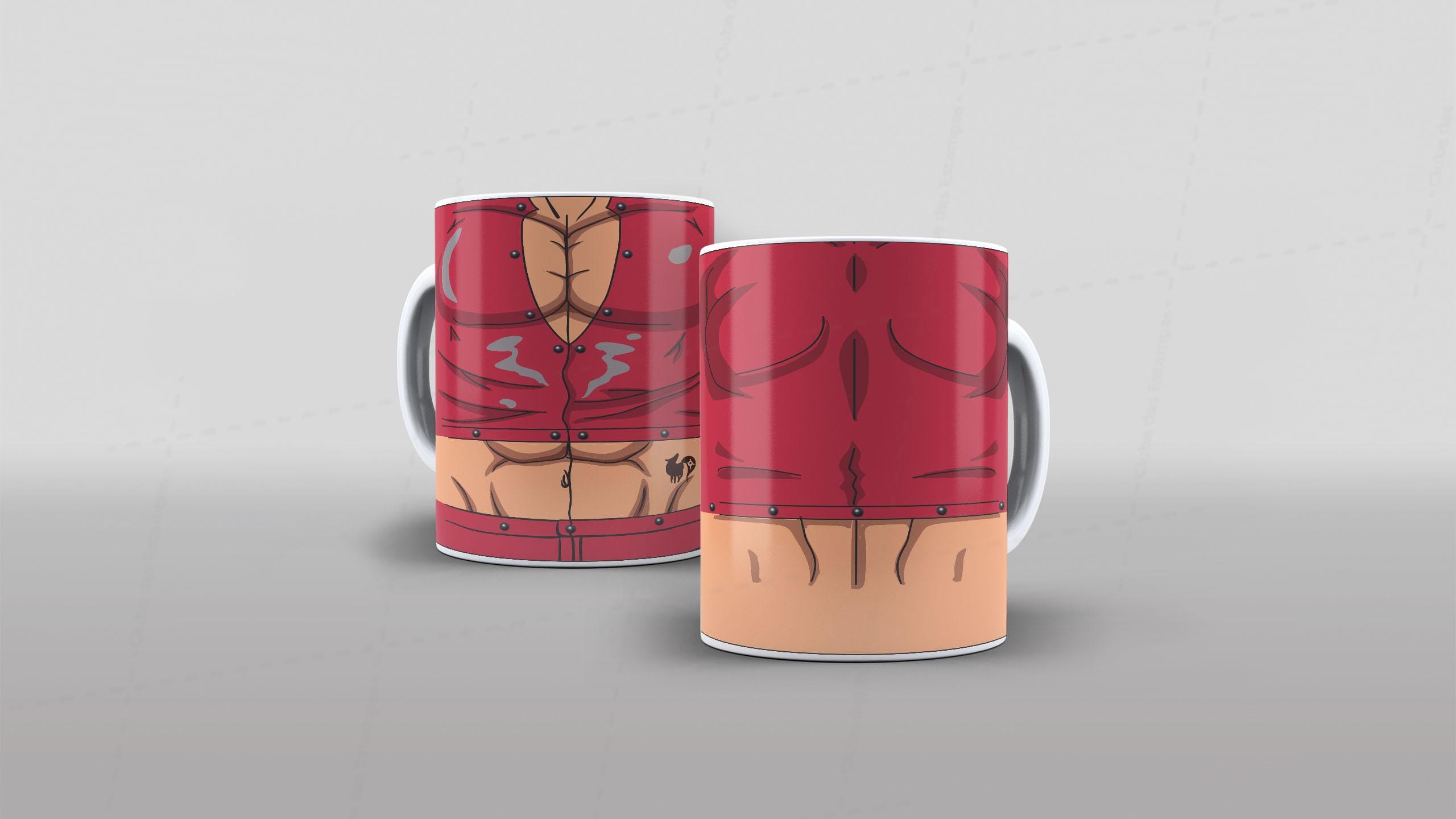 Arte caneca camiseta roupa corpo anime (1-6634