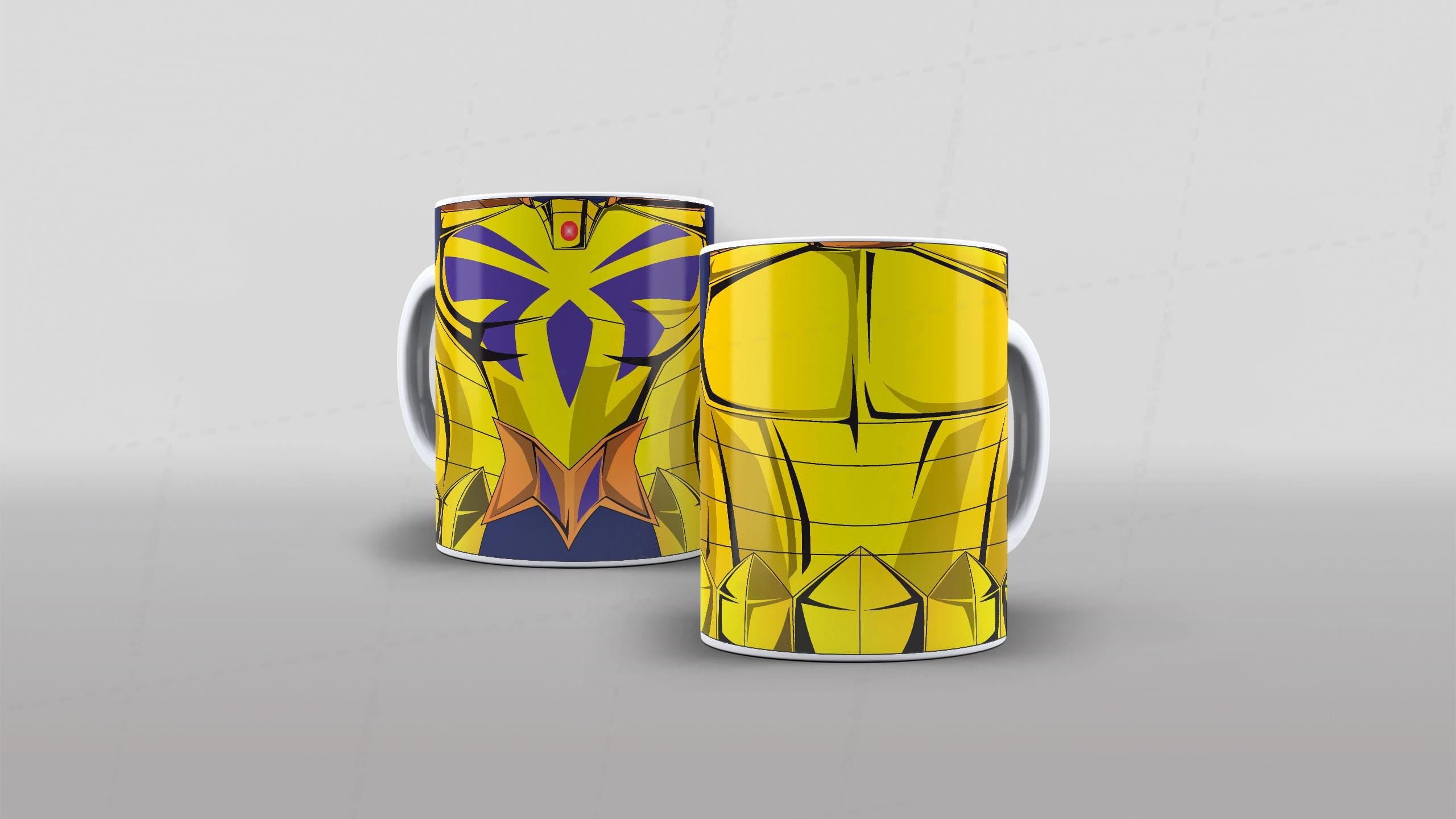 Arte caneca camiseta roupa corpo cavaleiros do zodiaco (1-6641