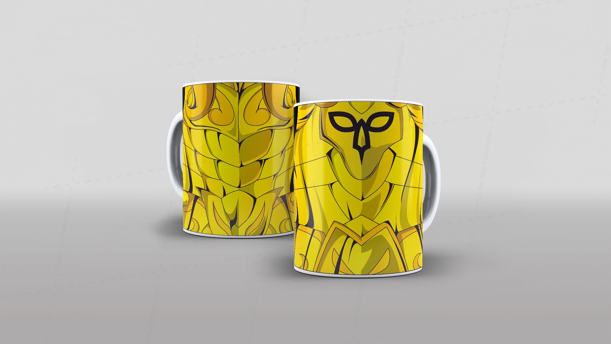 Arte caneca camiseta roupa corpo cavaleiros do zodiaco (6-6651