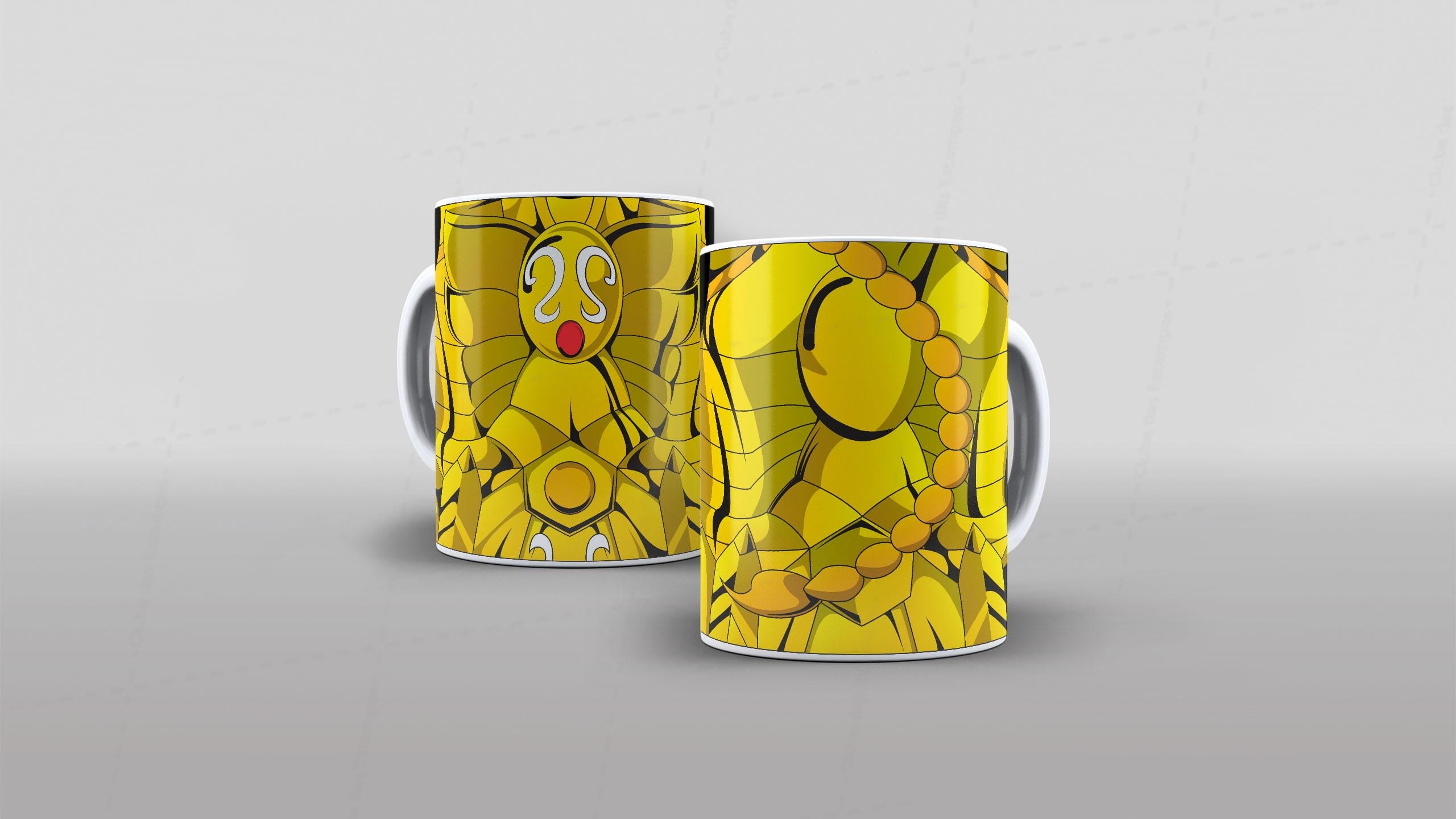 Arte caneca camiseta roupa corpo cavaleiros do zodiaco (8-6653