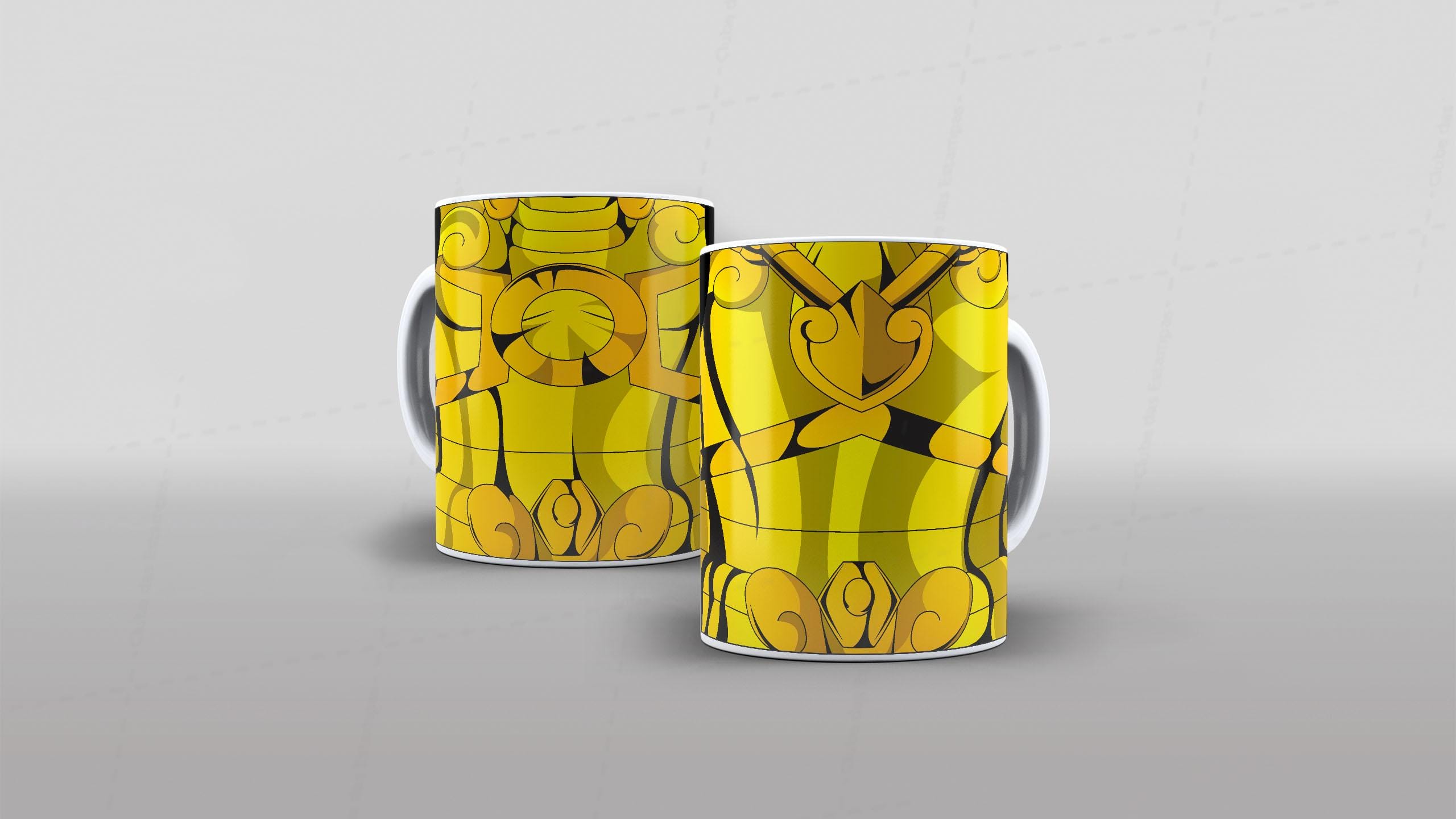 Arte caneca camiseta roupa corpo cavaleiros do zodiaco (9-6654