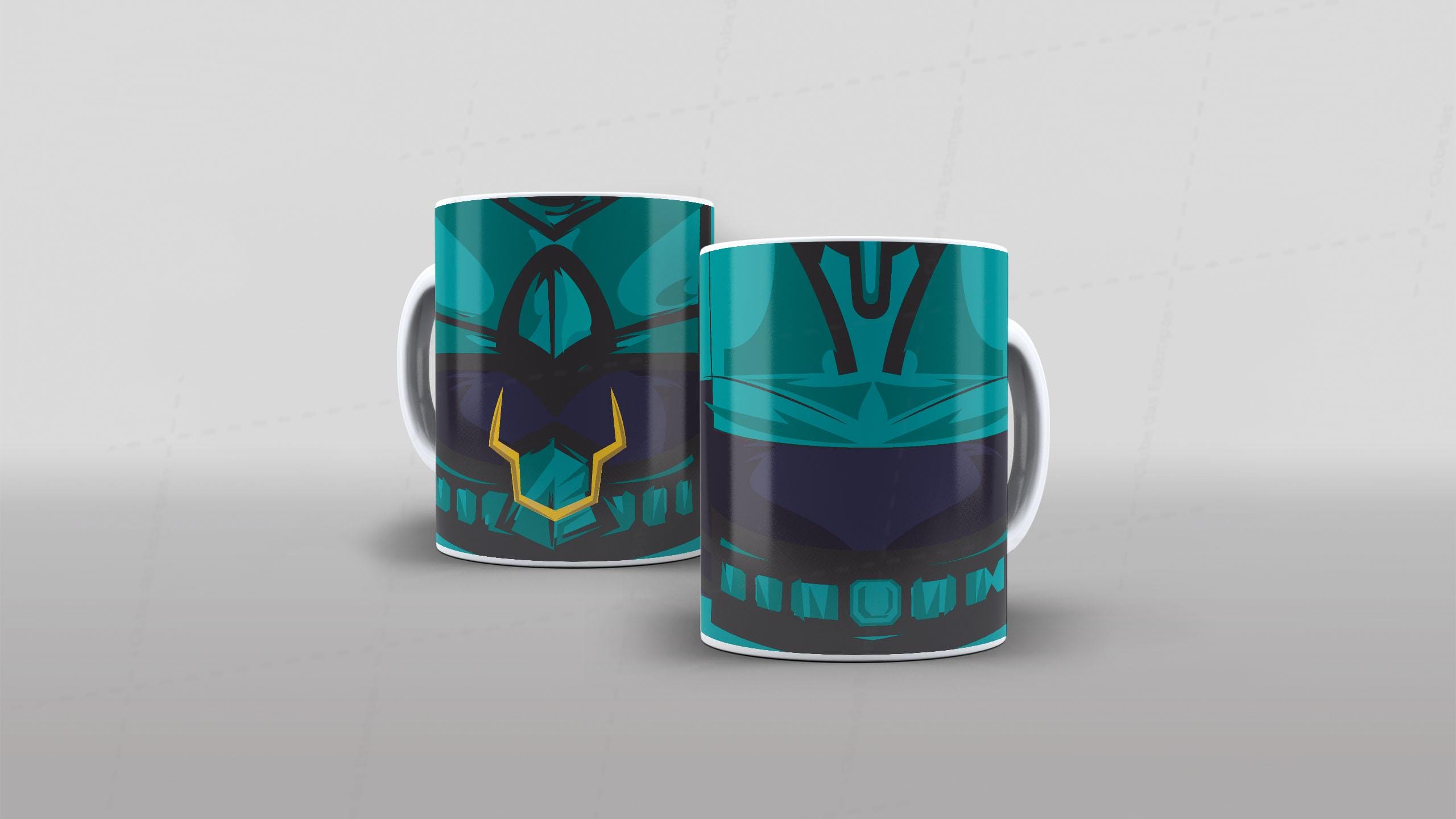 Arte caneca camiseta roupa corpo cavaleiros do zodiaco (17-6678