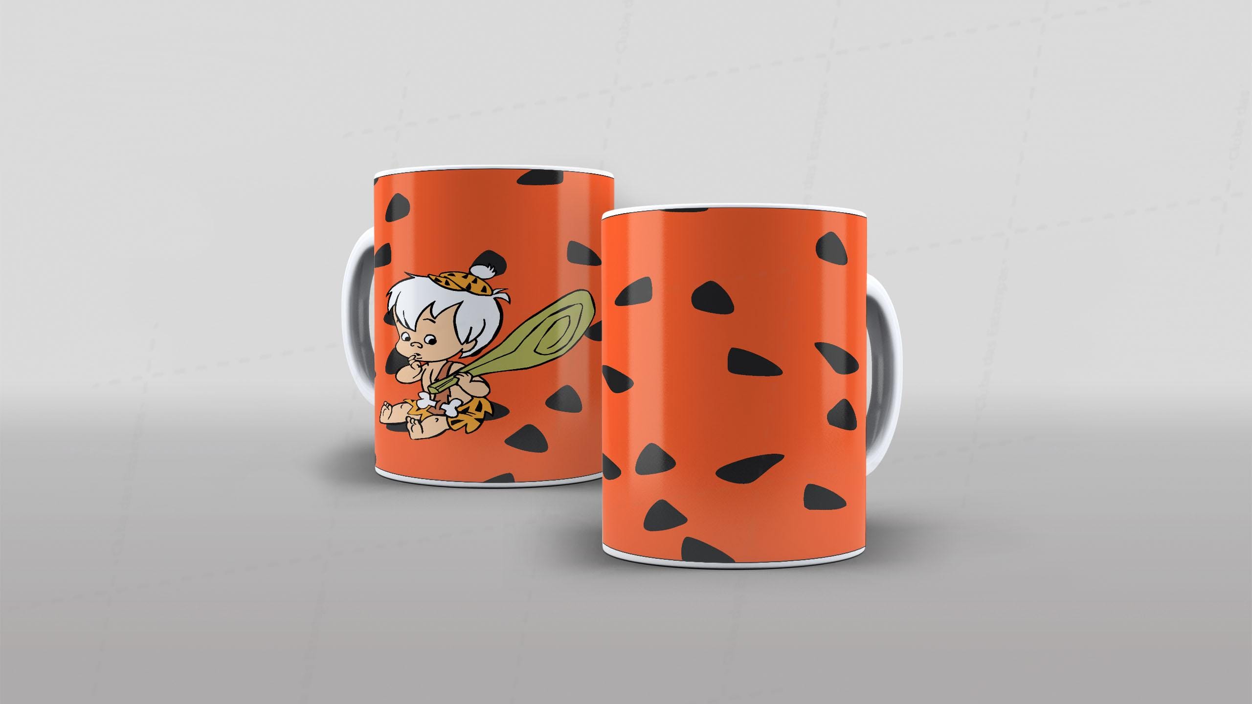 Arte caneca camiseta roupa corpo flinstones (4-6708