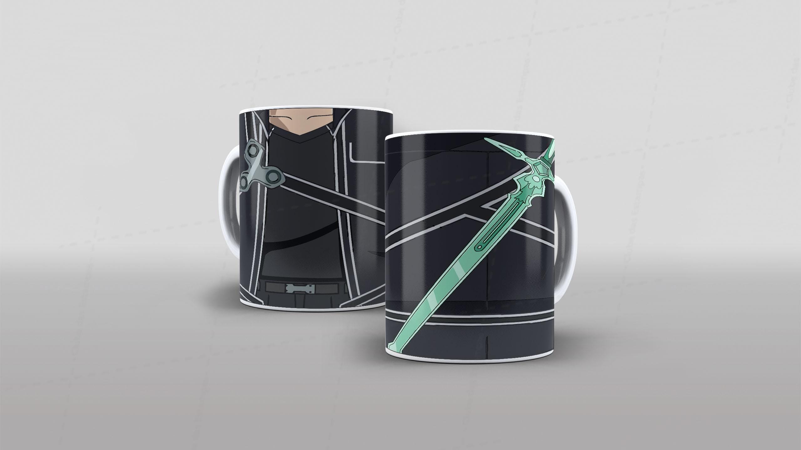 Arte caneca camiseta roupa corpo KIRITO-6735