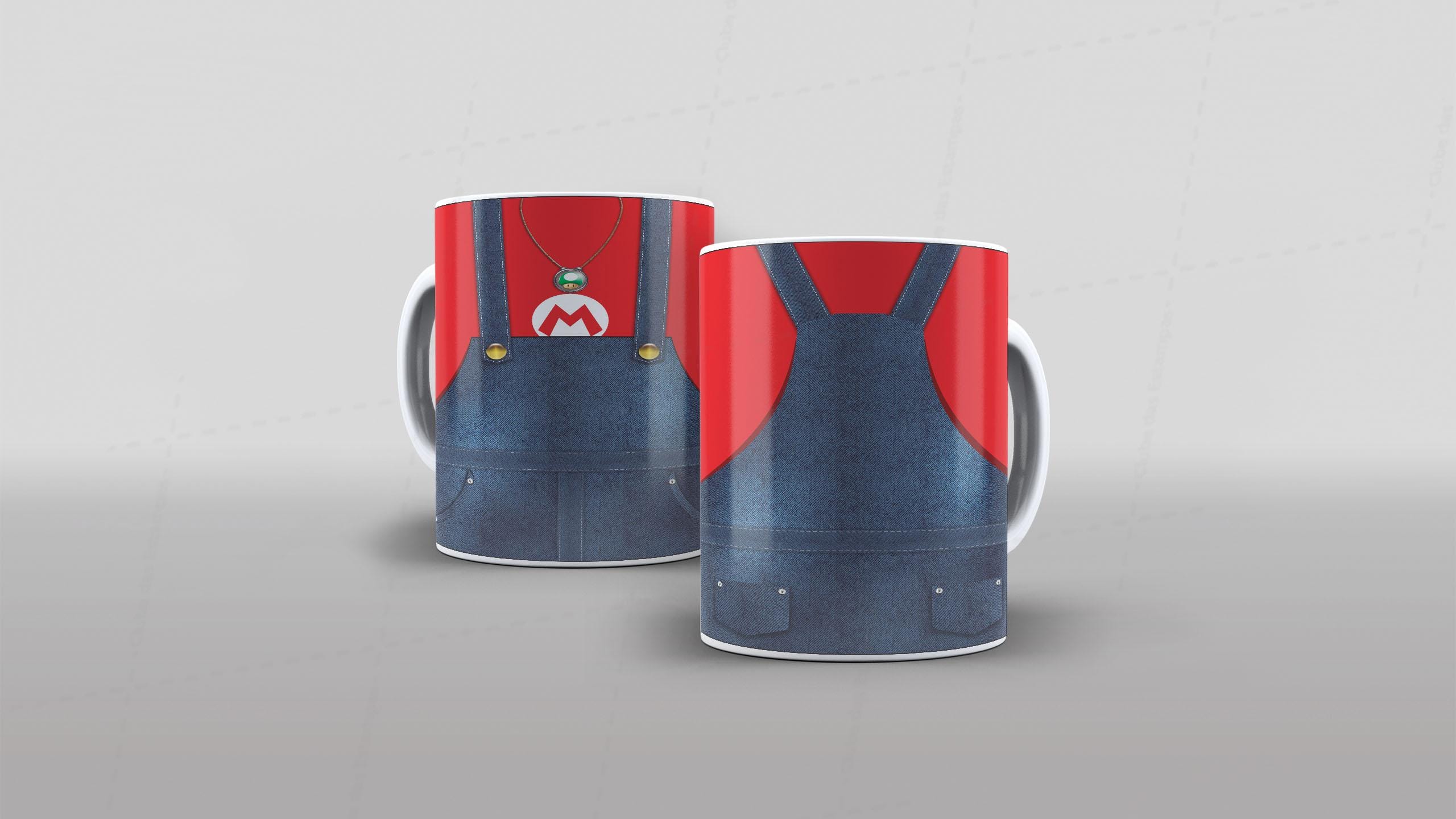 Arte caneca camiseta roupa corpo MARIO-6755