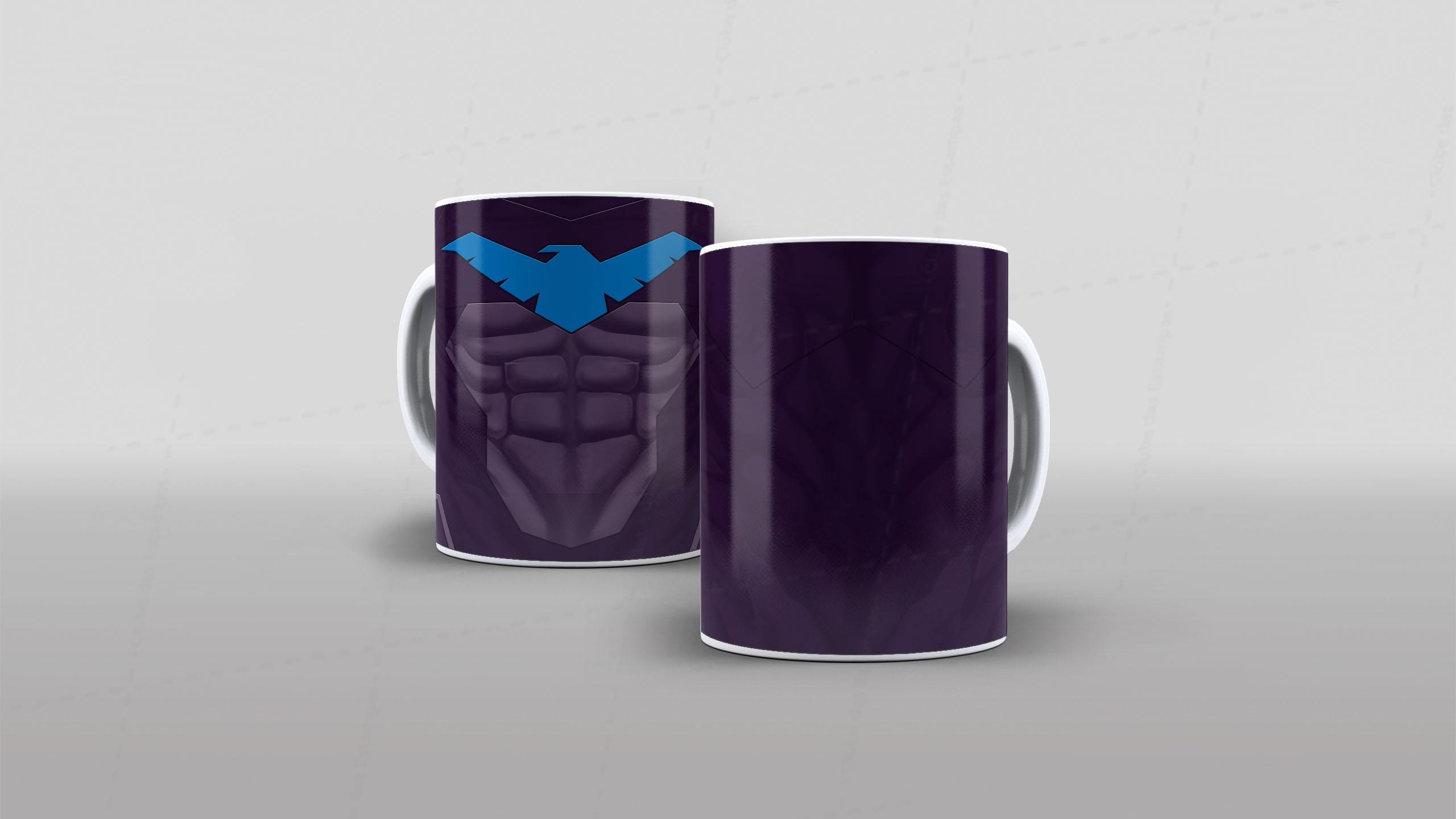 Arte caneca camiseta roupa corpo NIGHTWING-6761
