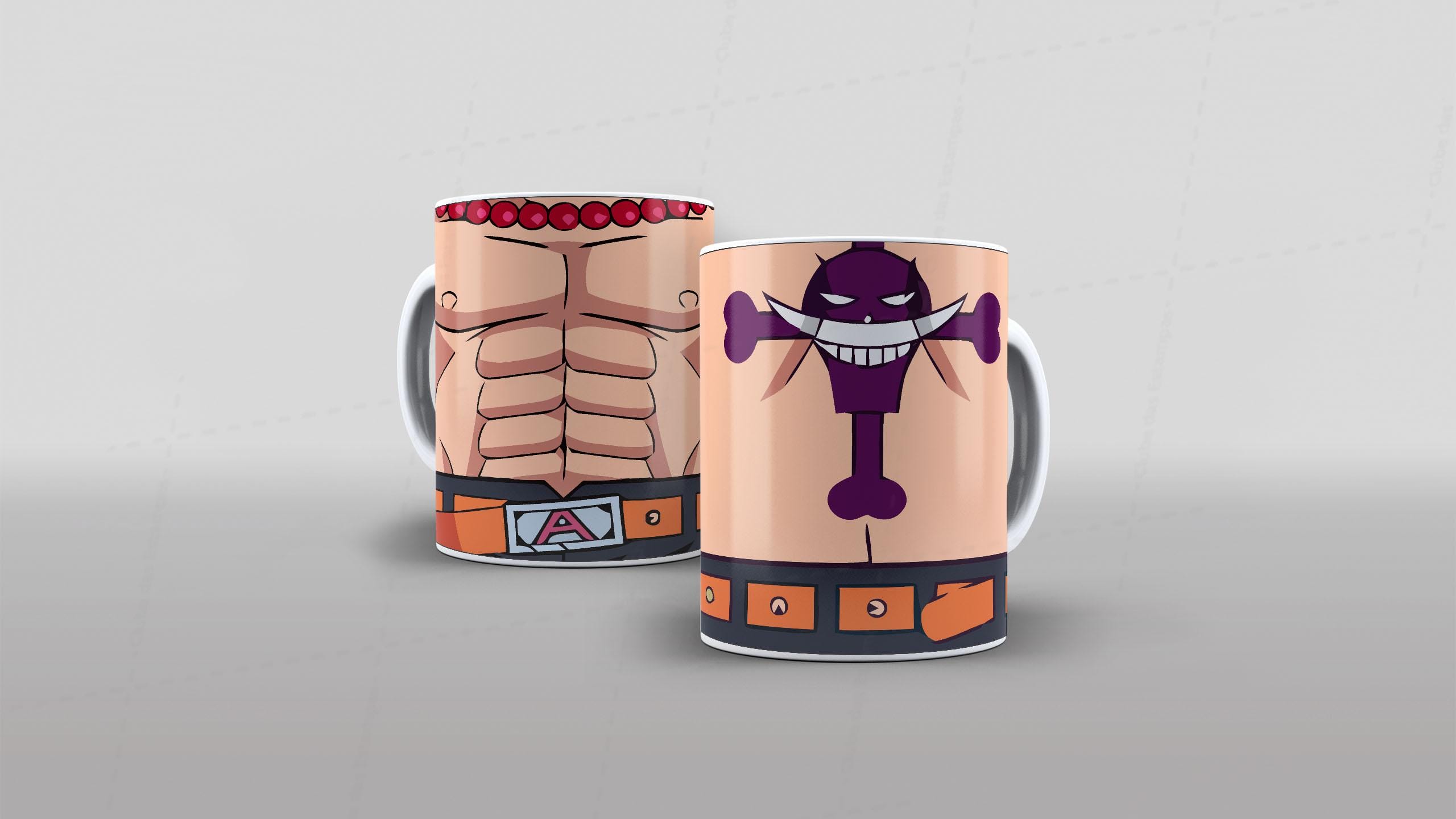 Arte caneca camiseta roupa corpo one piece (2-6776