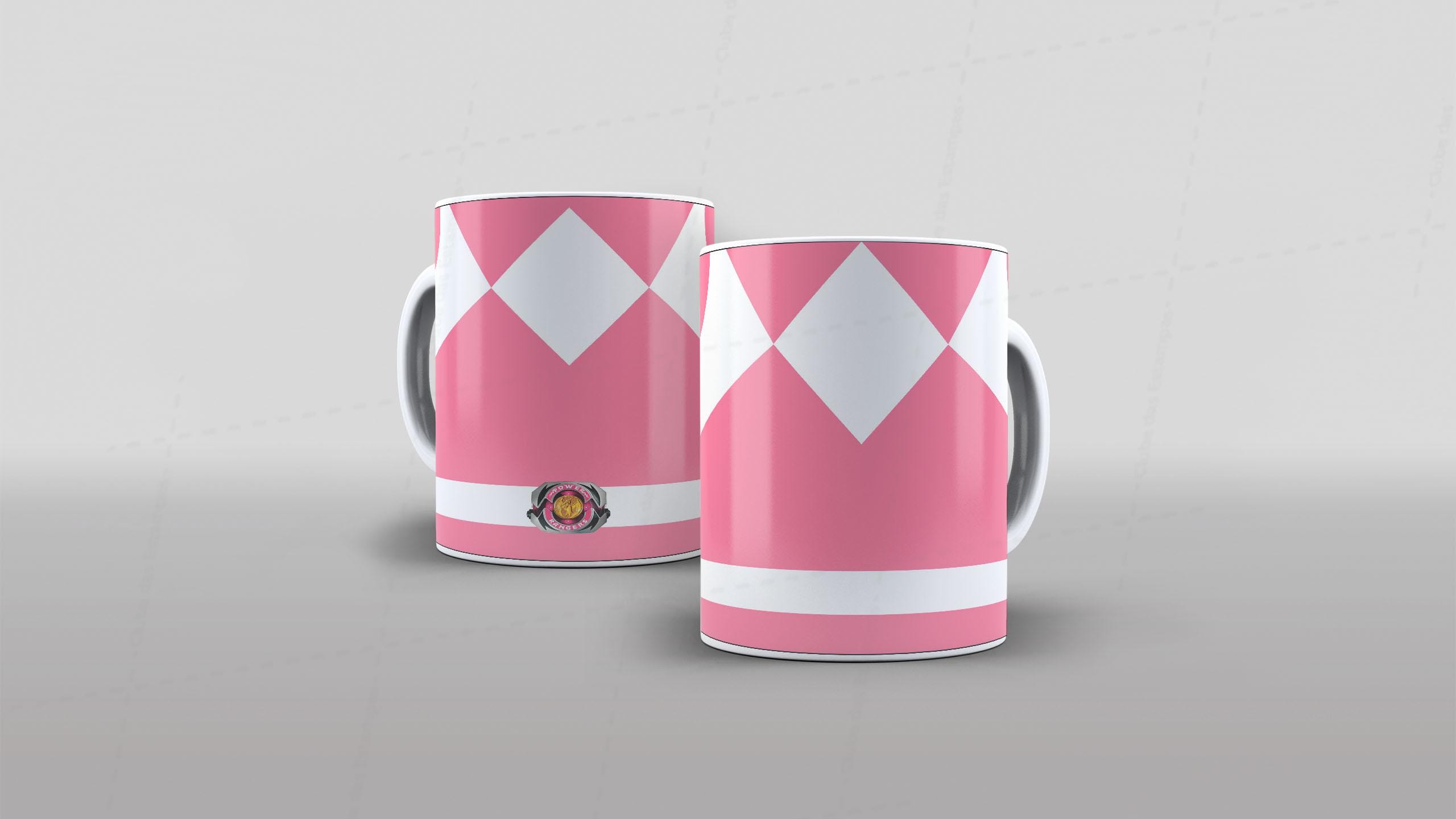 Arte caneca camiseta roupa corpo Power Rangers (3-6806