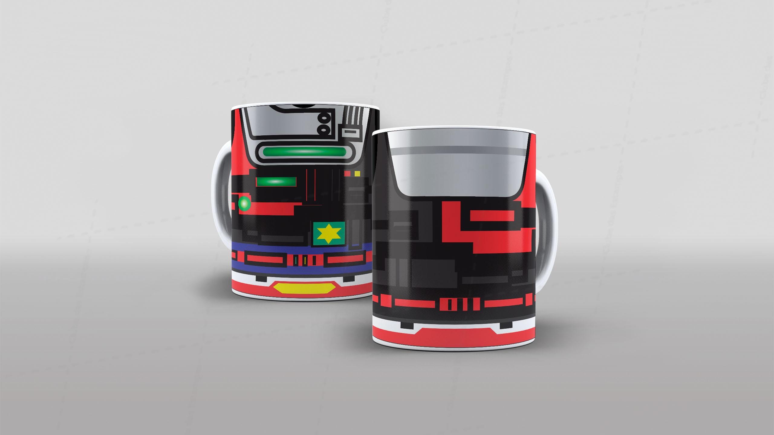 Arte caneca camiseta roupa corpo Power Rangers (10-6830