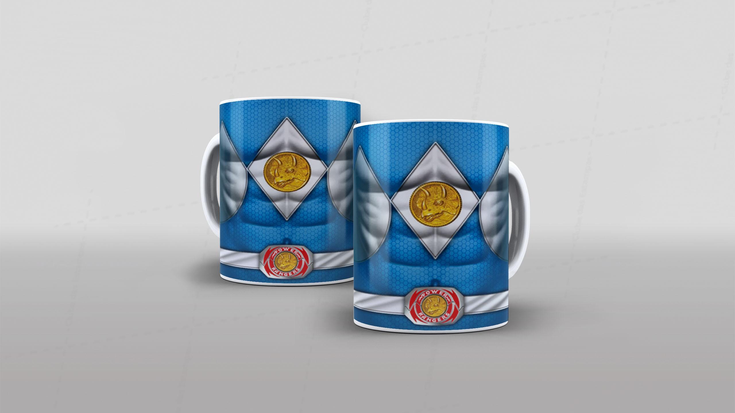 Arte caneca camiseta roupa corpo Power Rangers (11-6834