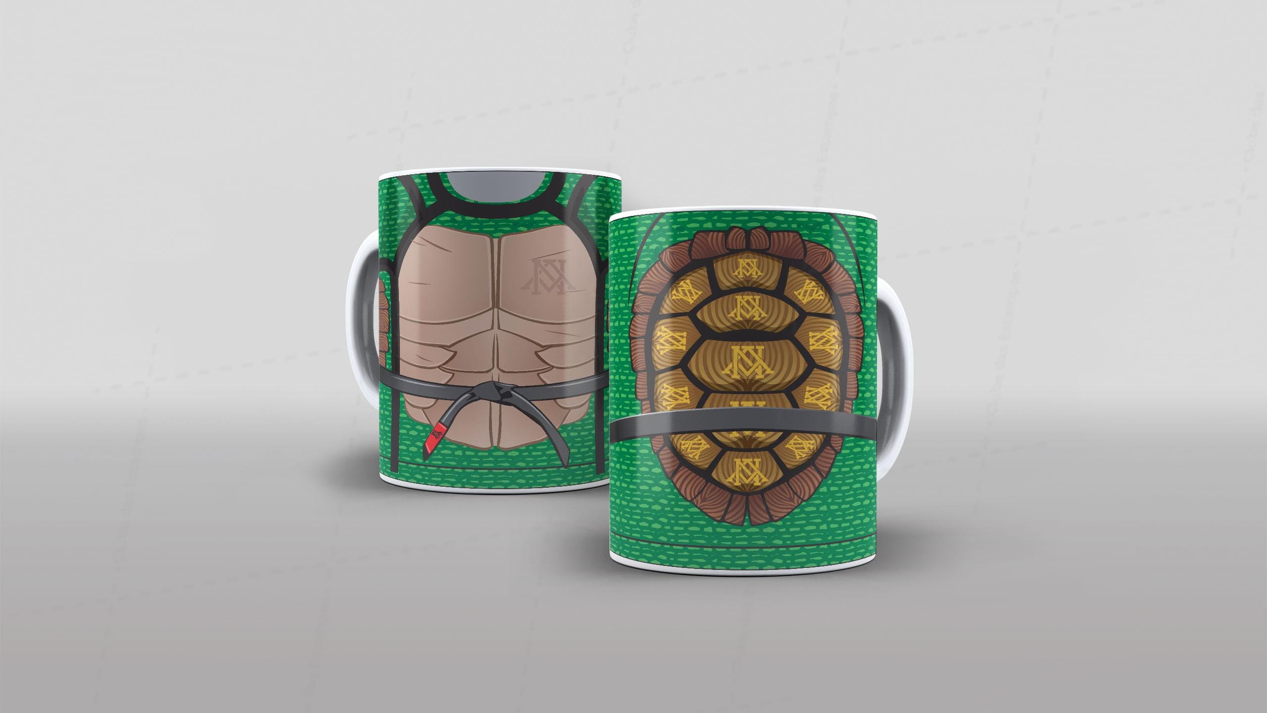 Arte caneca camiseta roupa corpo TARTARUGA NINJA-6855