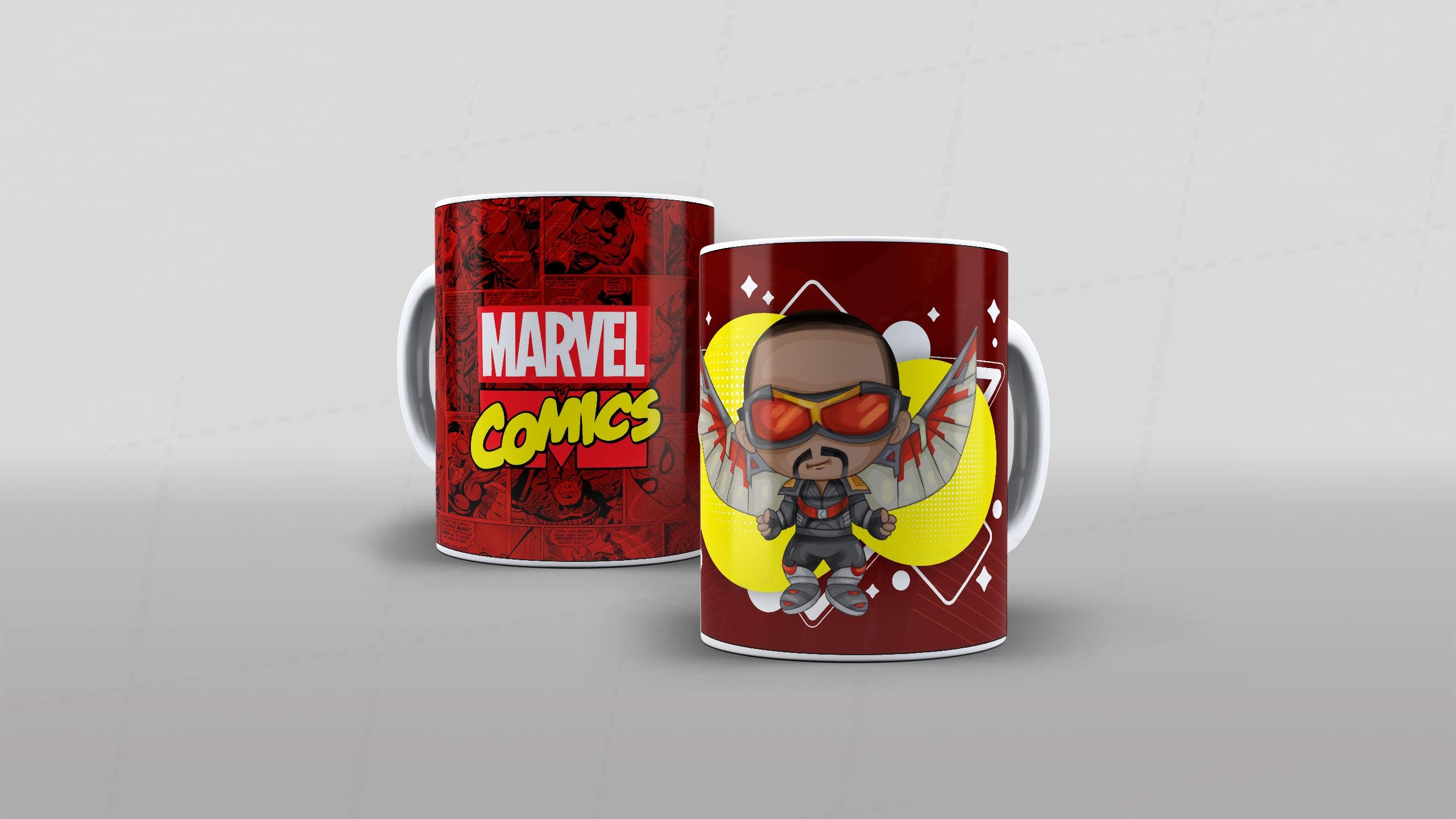 Arte marvel comics herois cute fofo baby-6875