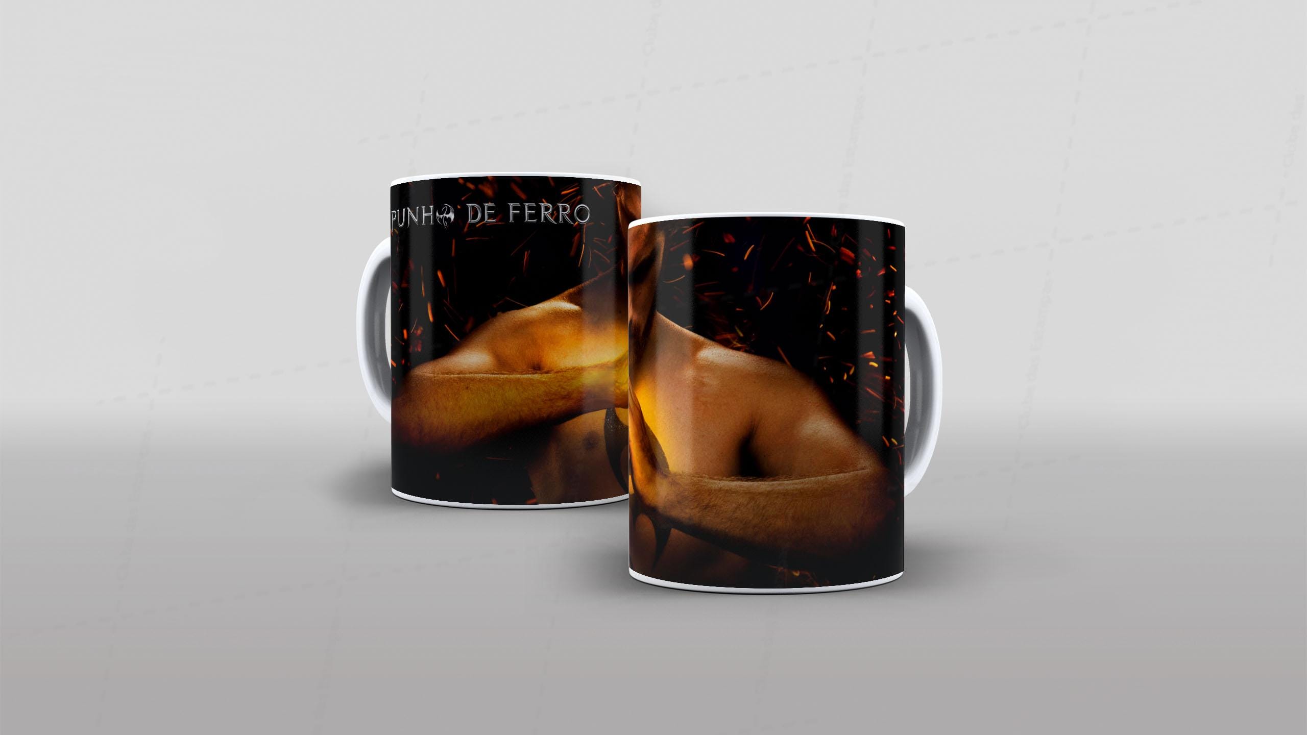 Arte PUNHO DE FERRO (5) pra caneca-6986