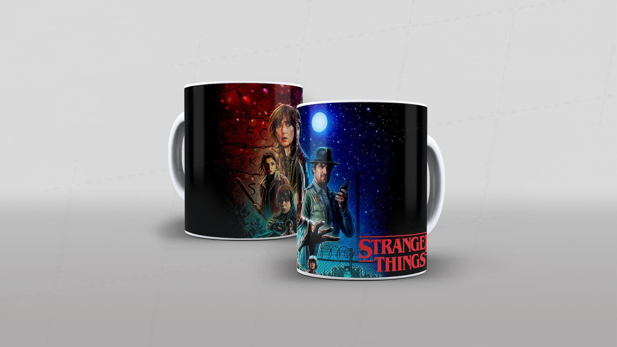 Arte STRANGER THINGS (3) pra caneca-7041