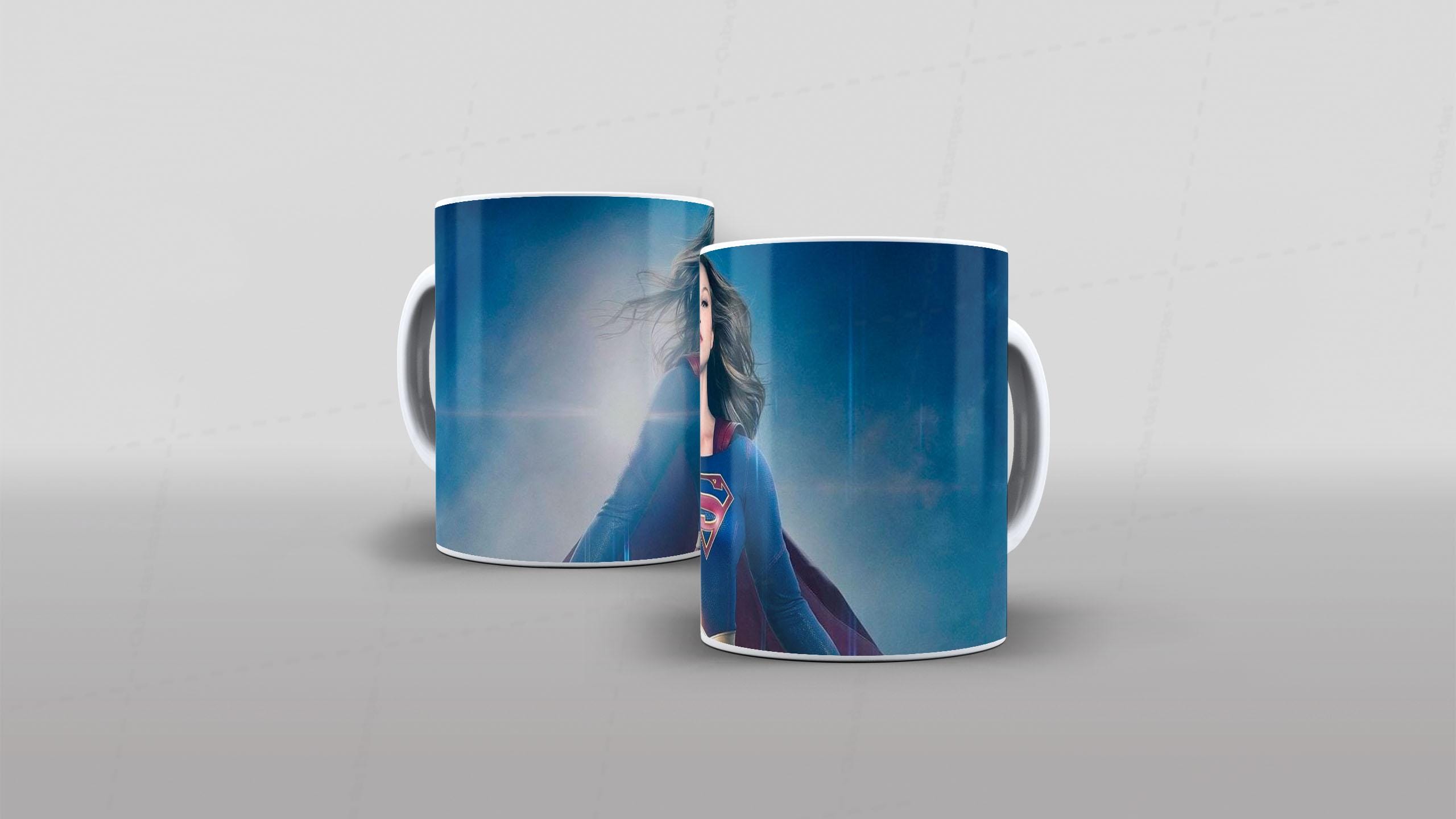 Arte SUPER GIRL (2) pra caneca-7053
